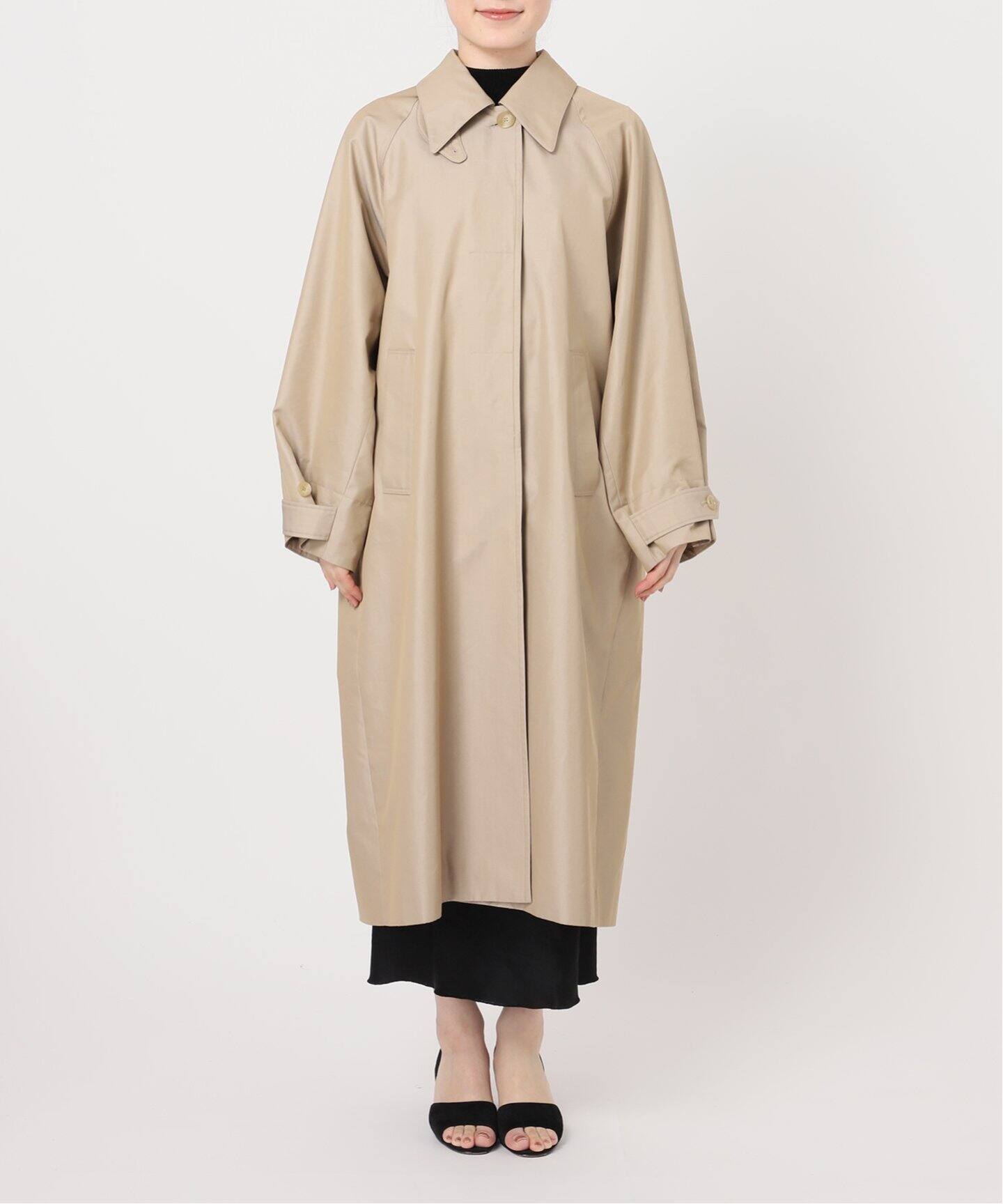 abc ギャバ ステンコート（ステンカラーコート）｜EDIT.FOR LULU  