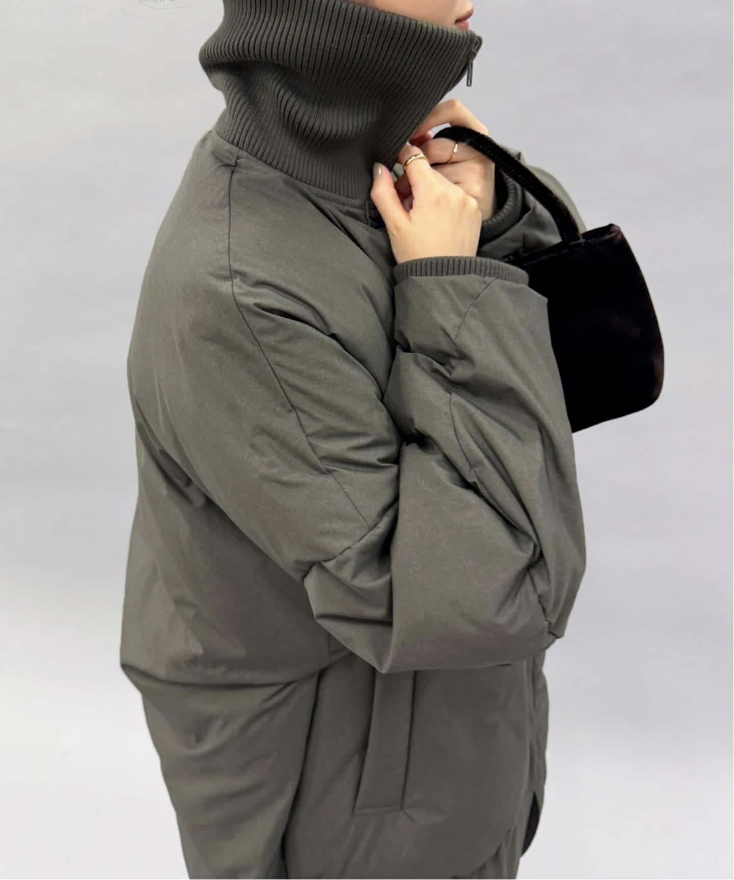 Hella/ヘラ】highneck batting コート（その他ブルゾン／アウター