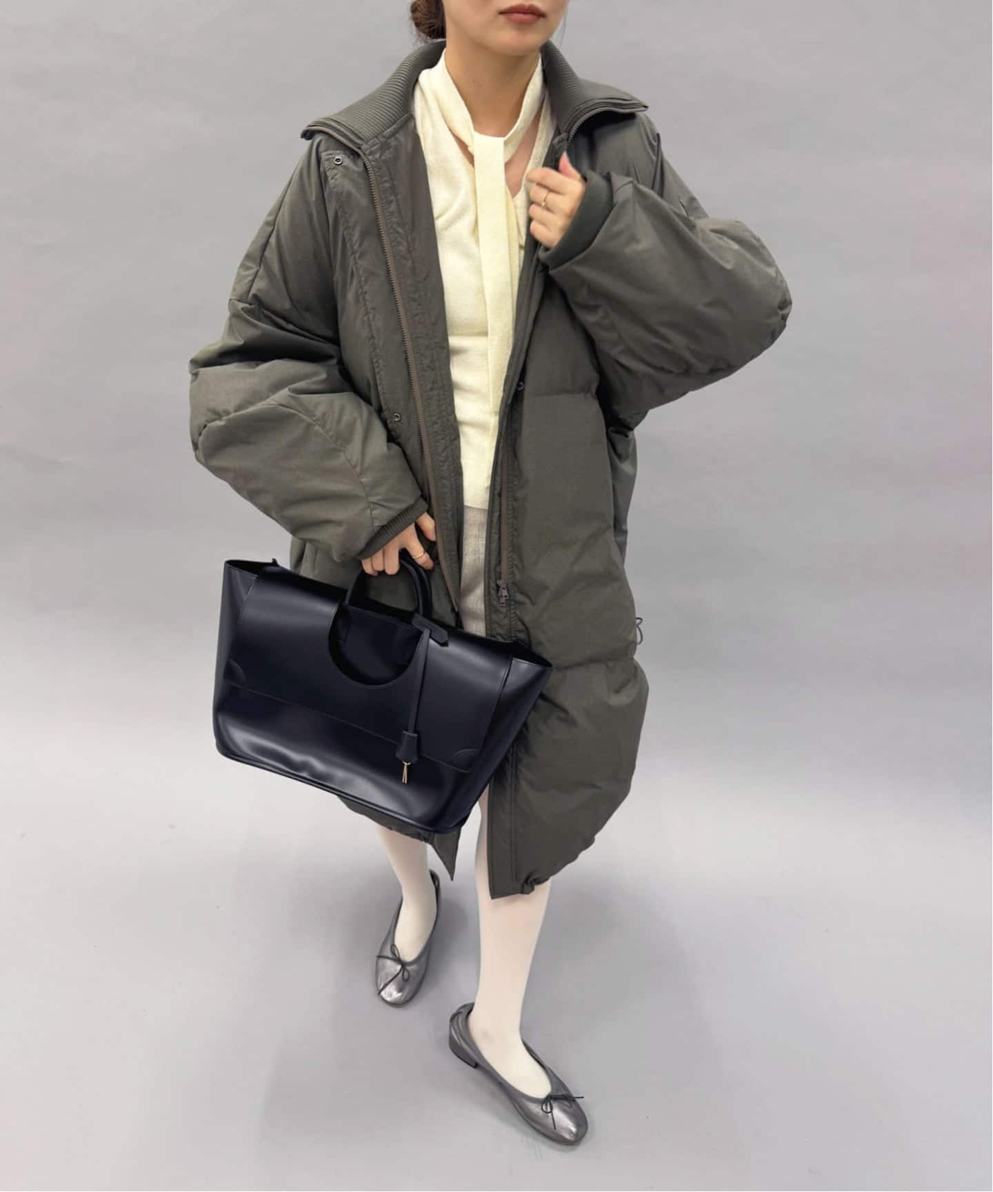 Hella/ヘラ】highneck batting コート（その他ブルゾン／アウター