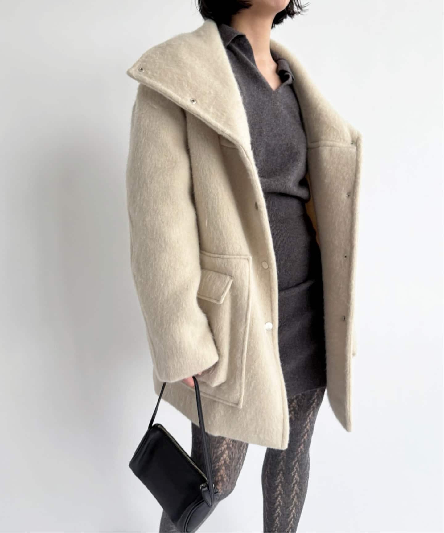 Hella WOOL MOHAIR SHORT コート Hella WOOL MOHAIR SHORT コート 22 Hella FALL COLLECTION