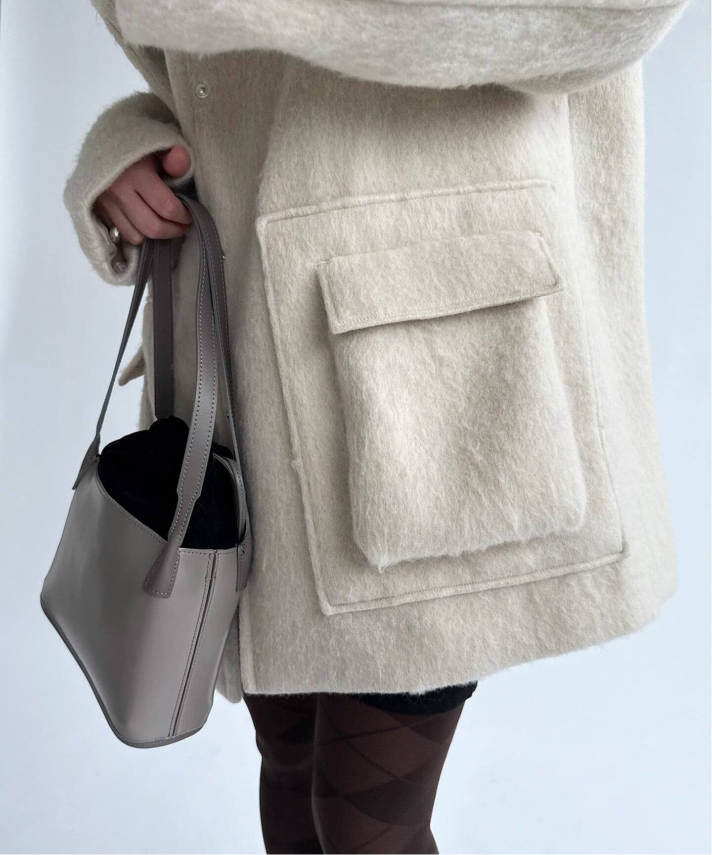 ジャケット・アウター Hella wool shaggy coat wool shaggy coat - Hella (ヘラ）公式通販サイト