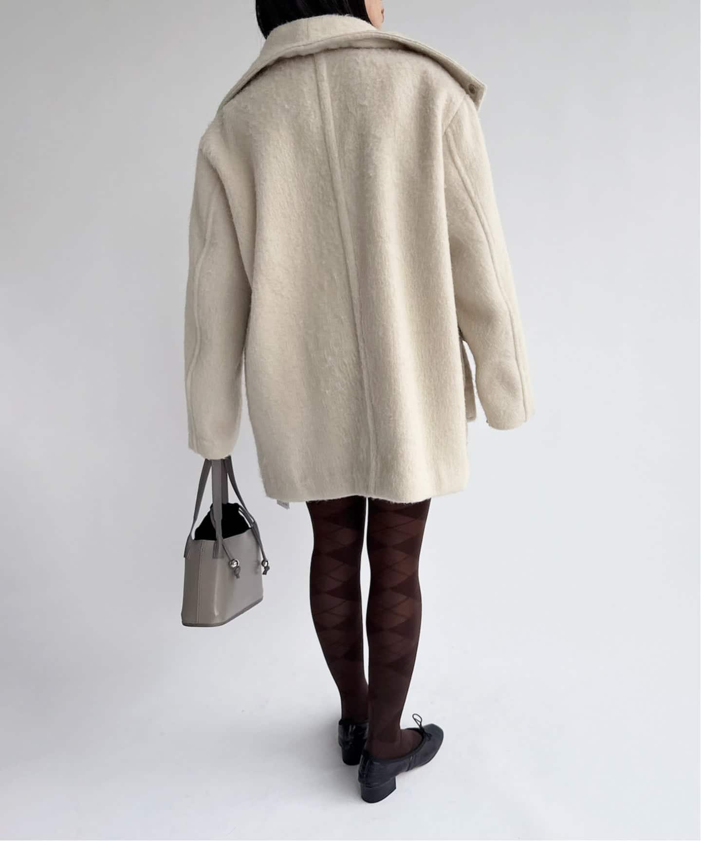 Hella/ヘラ】wool shaggy coat（その他ブルゾン／アウター