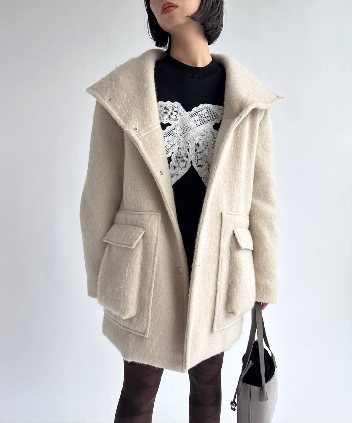 Hella/ヘラ】wool shaggy coat（その他ブルゾン／アウター）｜EDIT.FOR