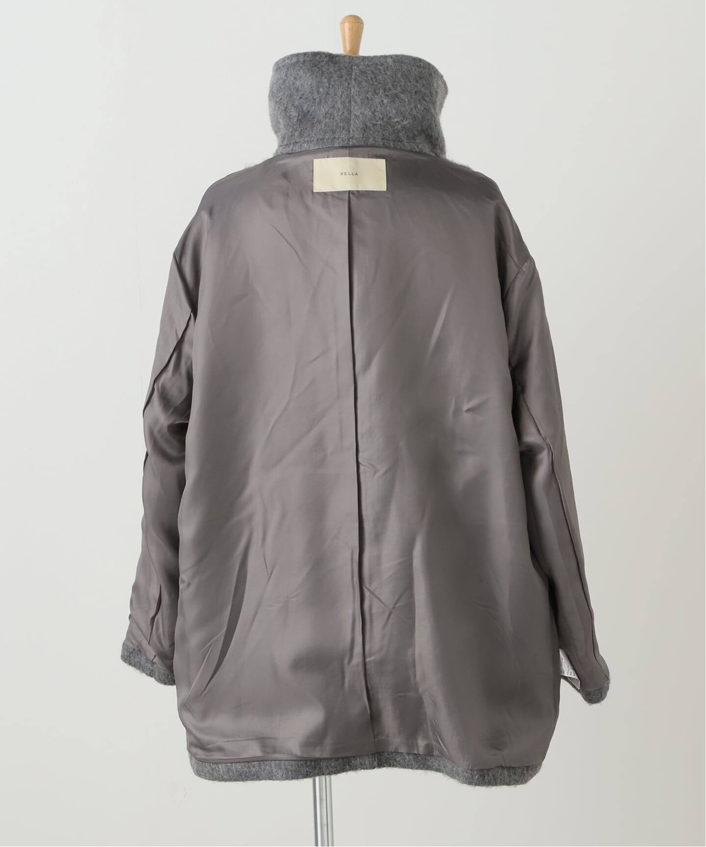 新品タグ付ella シアーブルゾン Hella/ヘラ】wool shaggy coat（その他ブルゾン／アウター