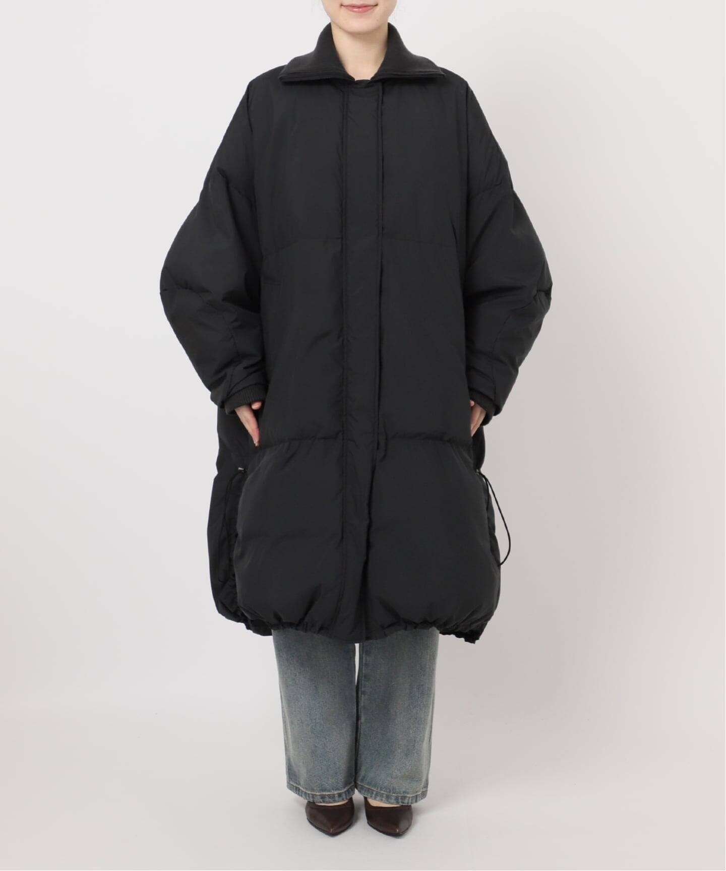✨極美品✨コンサーティーナ　羊革2wayベルテッドコート　ボア着脱OK✨ブラック 予約》【Hella/ヘラ】別注HIGHNECK BATTING コート（その他