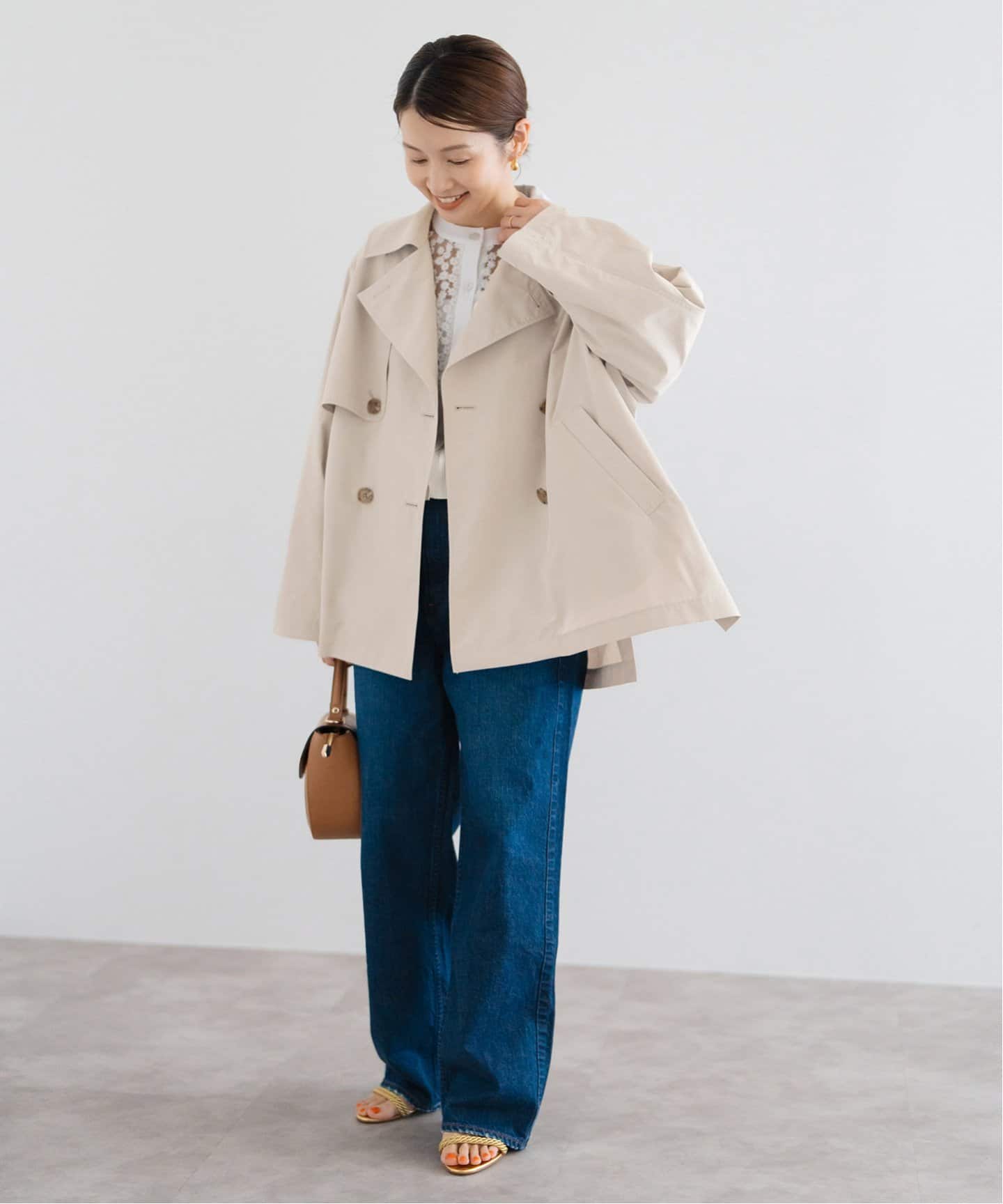 追加3》ポプリンオーバーショートコート（その他ブルゾン／アウター