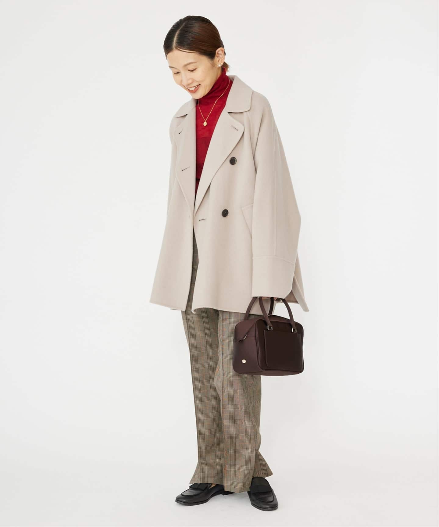 WEB限定/追加2予約》スーパー160ダブルフェイスショートコート（その他