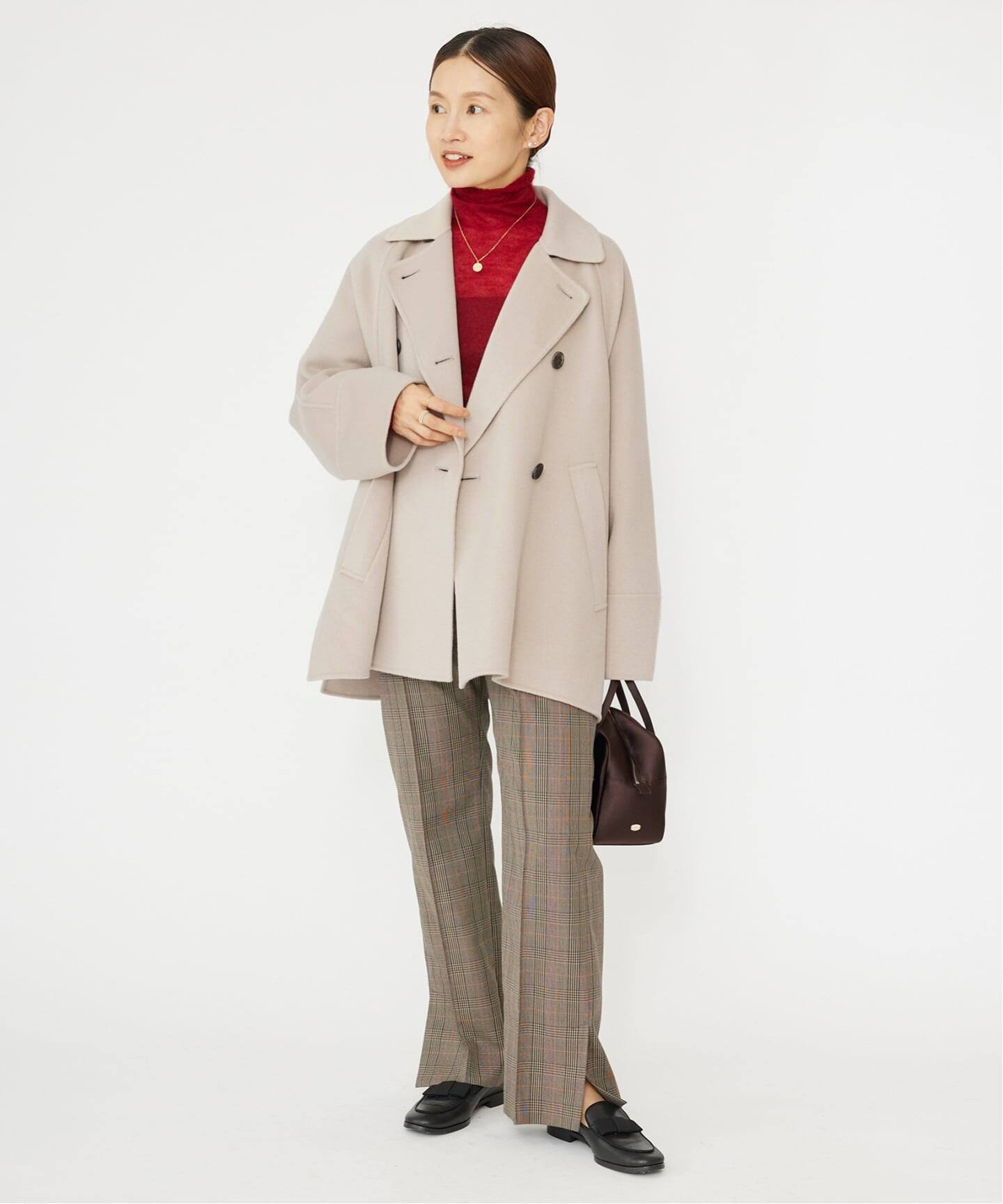 スーパー160ダブルフェイス ショートコート スーパー160ダブルフェイスショートコート（その他ブルゾン