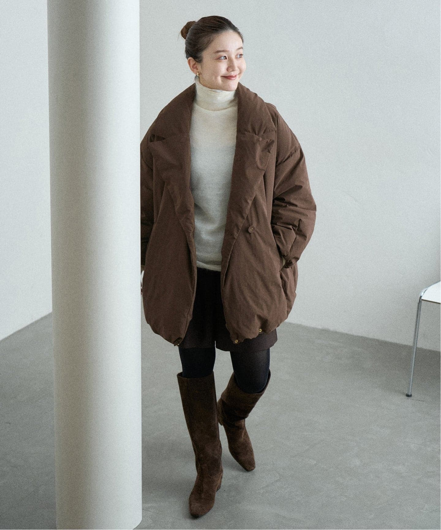 ARTIROSA 撥水テイラーコクーンダウン（ダウンジャケット）｜IENA