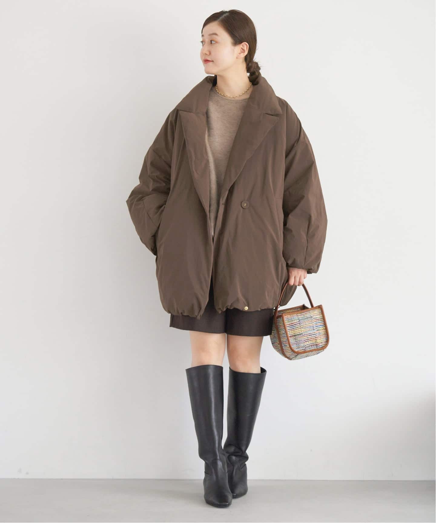 ARTIROSA 撥水テイラーコクーンダウン（ダウンジャケット）｜IENA