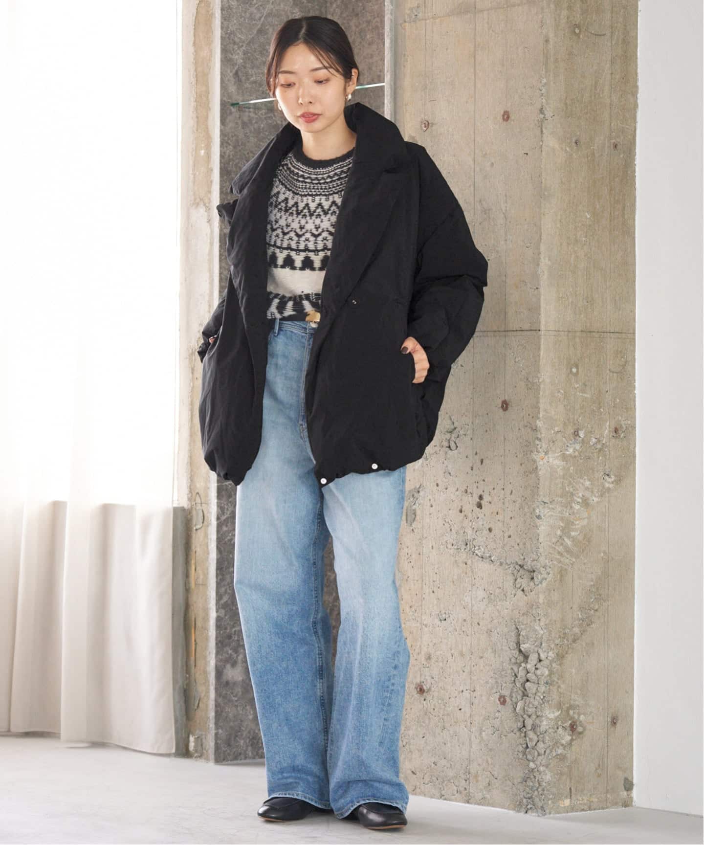 ARTIROSA 撥水テイラーコクーンダウン（ダウンジャケット）｜IENA