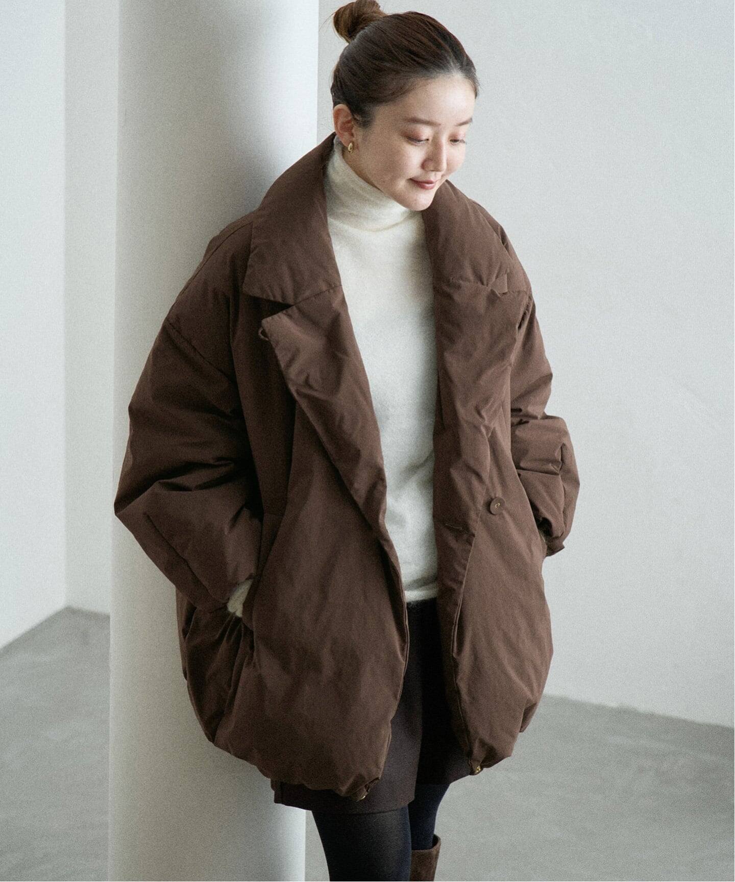 ARTIROSA 撥水テイラーコクーンダウン（ダウンジャケット）｜IENA