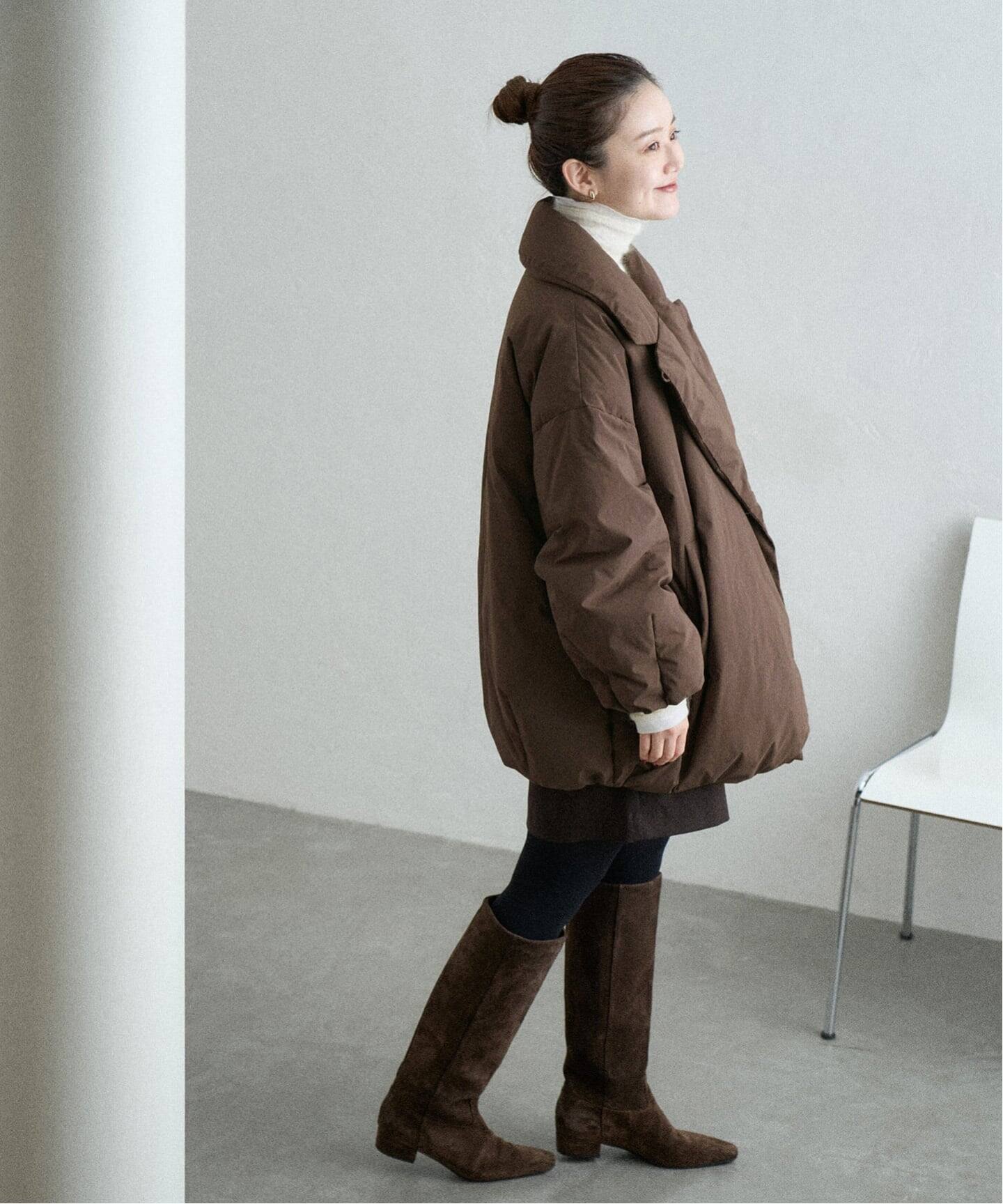 ARTIROSA 撥水テイラーコクーンダウン（ダウンジャケット）｜IENA