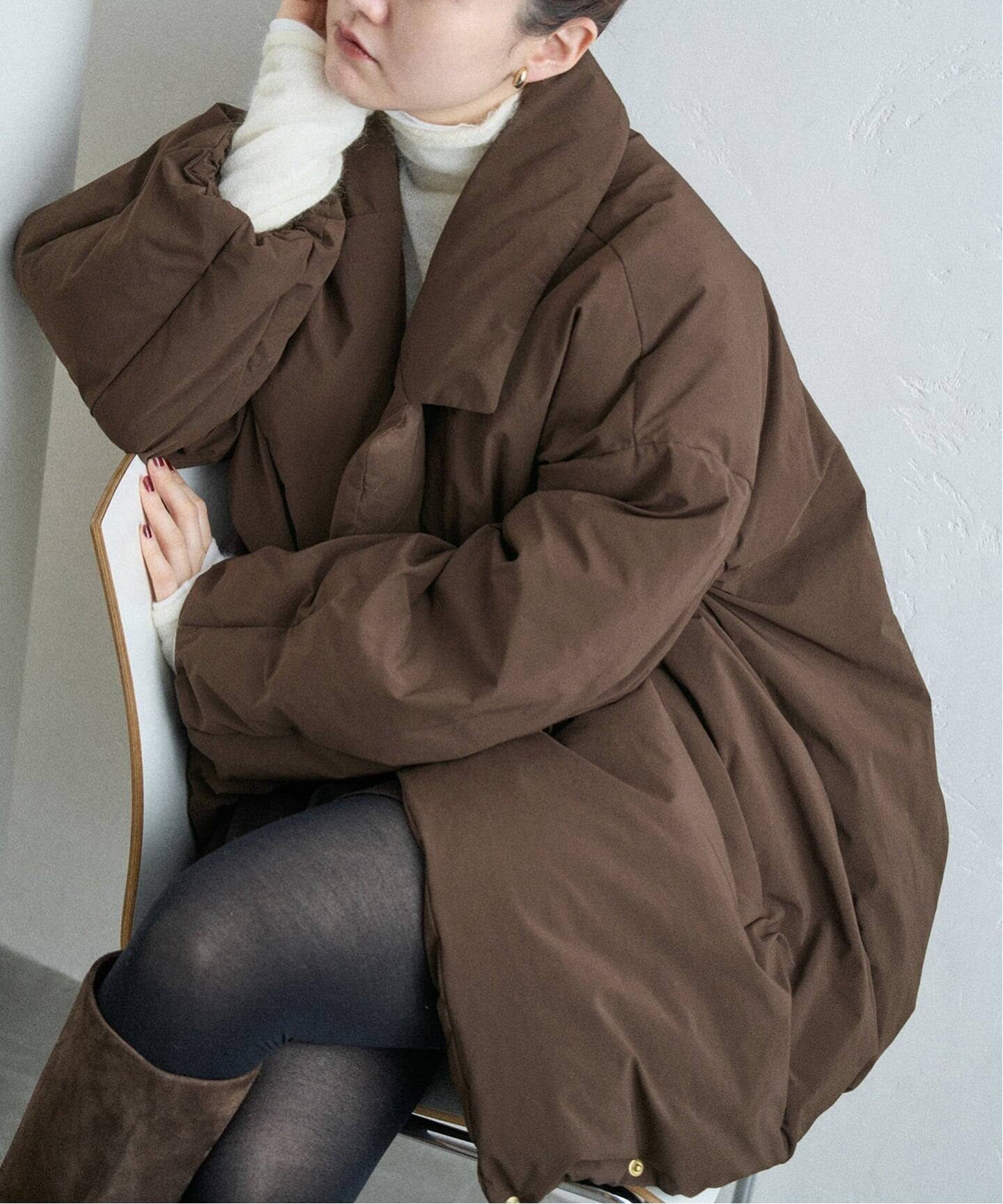 追加》ARTIROSA 撥水テイラーコクーンダウン（ダウンジャケット