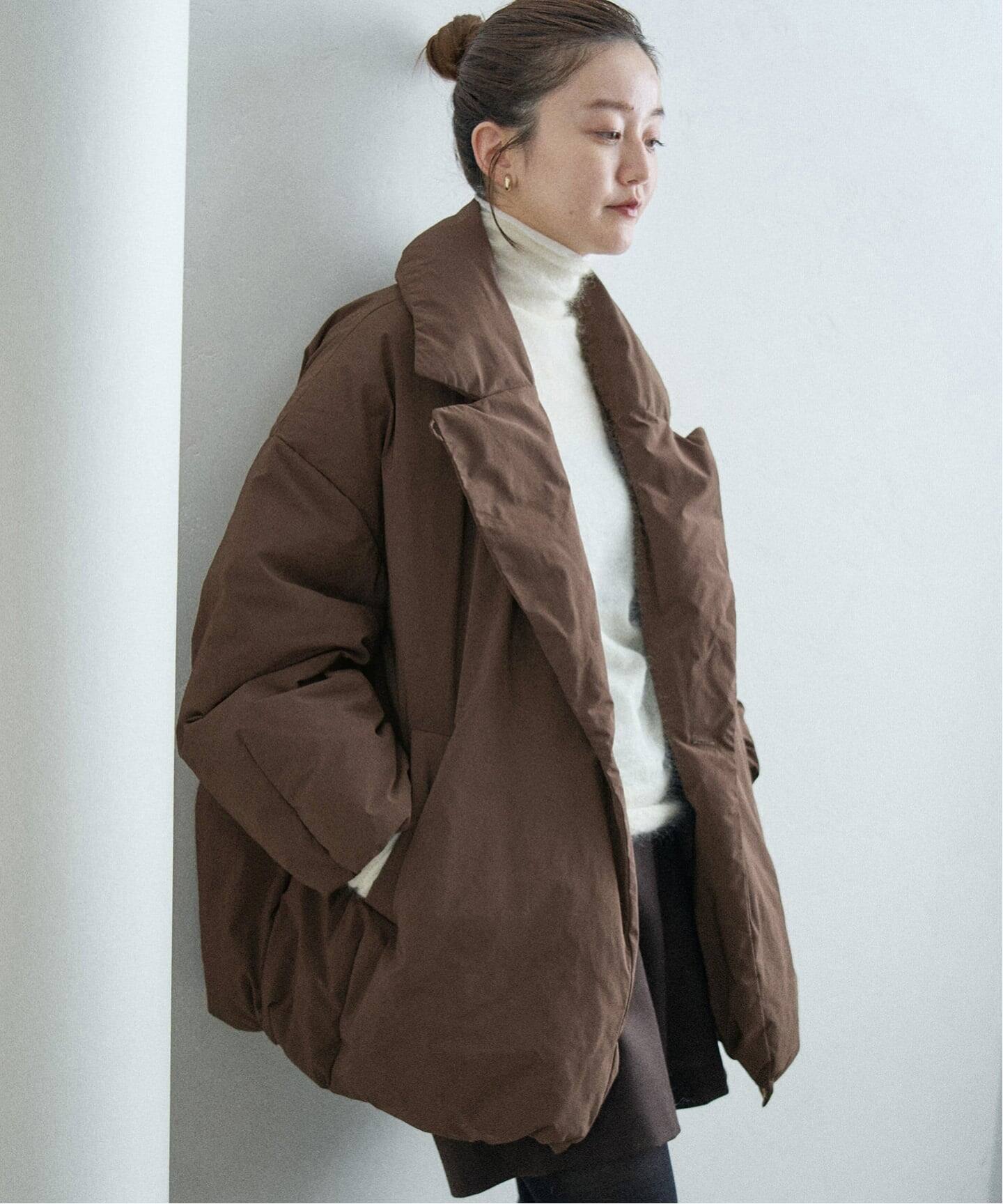 追加2》ARTIROSA撥水テイラーコクーンダウン（ダウンジャケット