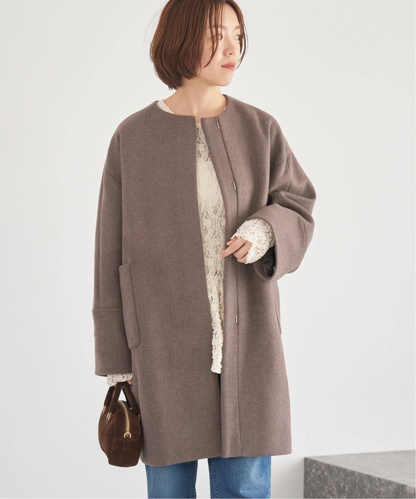 Super140 フォルムコート（ノーカラーコート）｜IENA（イエナ）の通販