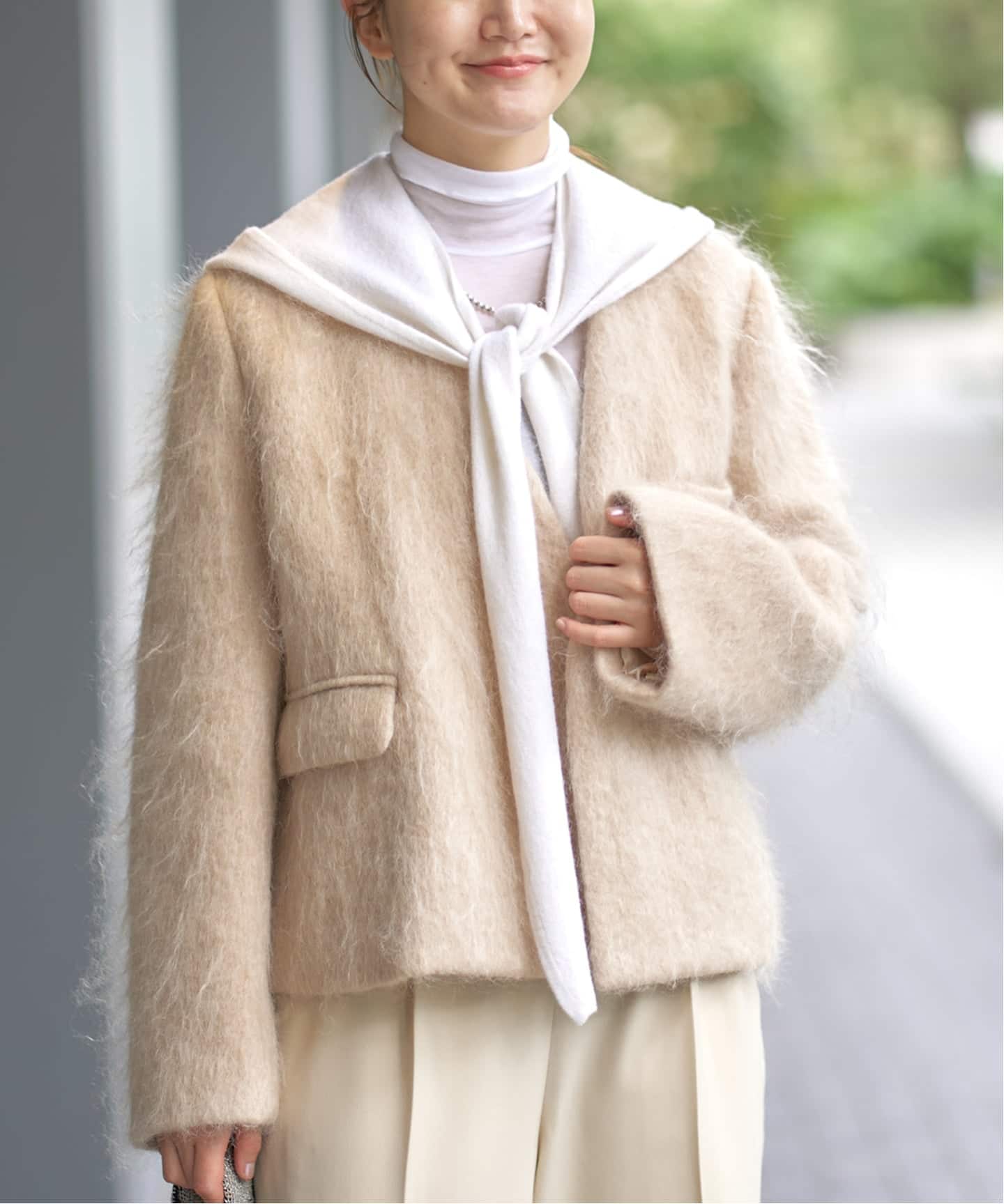 IENA モヘヤミックスシャギーコート モヘヤミックスシャギーショートコート | イエナ(IENA) | マルイ