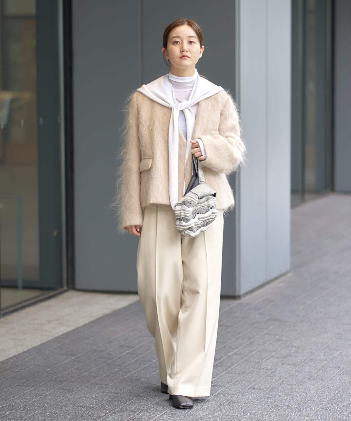 モヘヤMIXシャギー ショートコート（その他ブルゾン／アウター）｜IENA