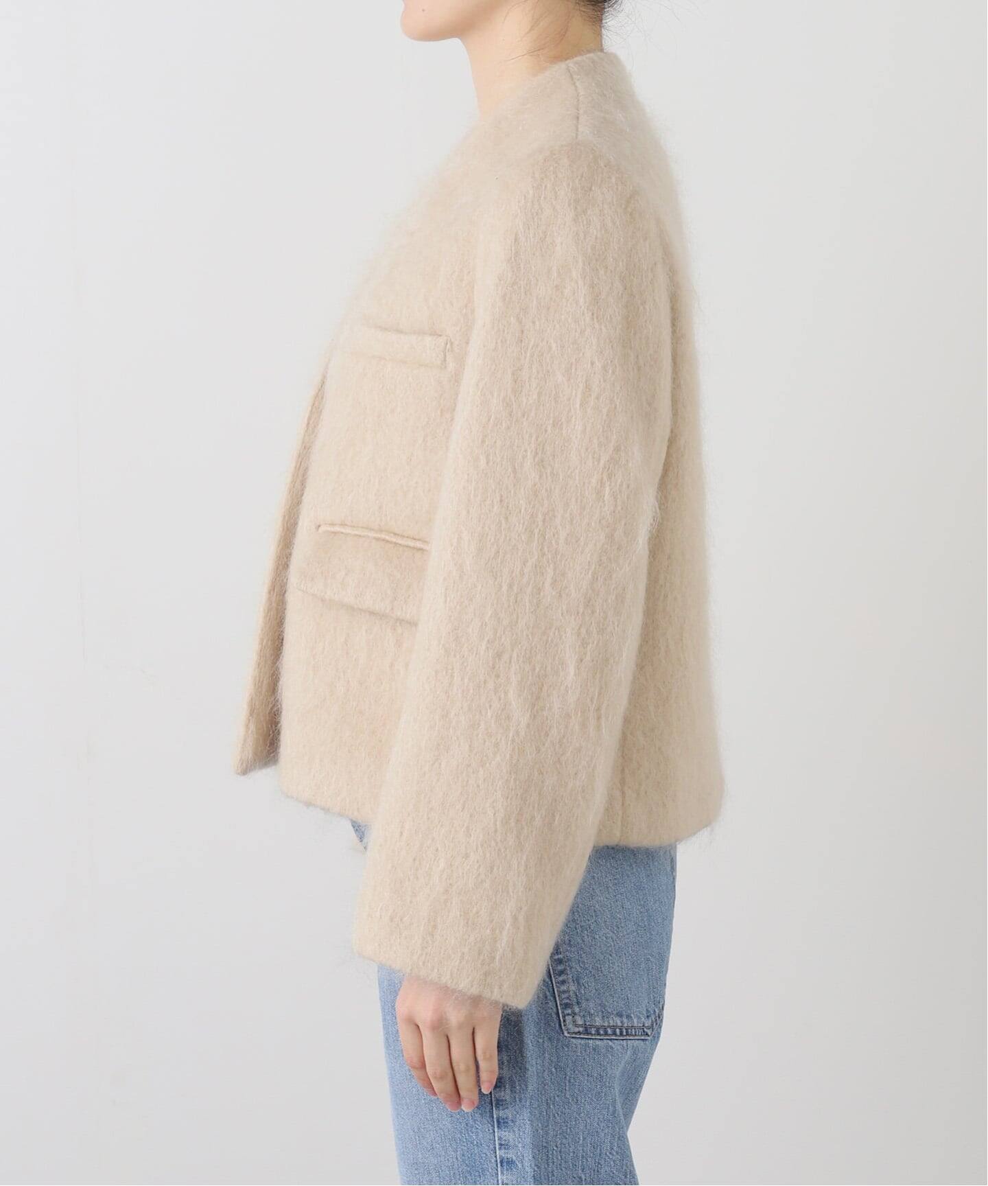 モヘヤMIXシャギー ショートコート（その他ブルゾン／アウター）｜IENA