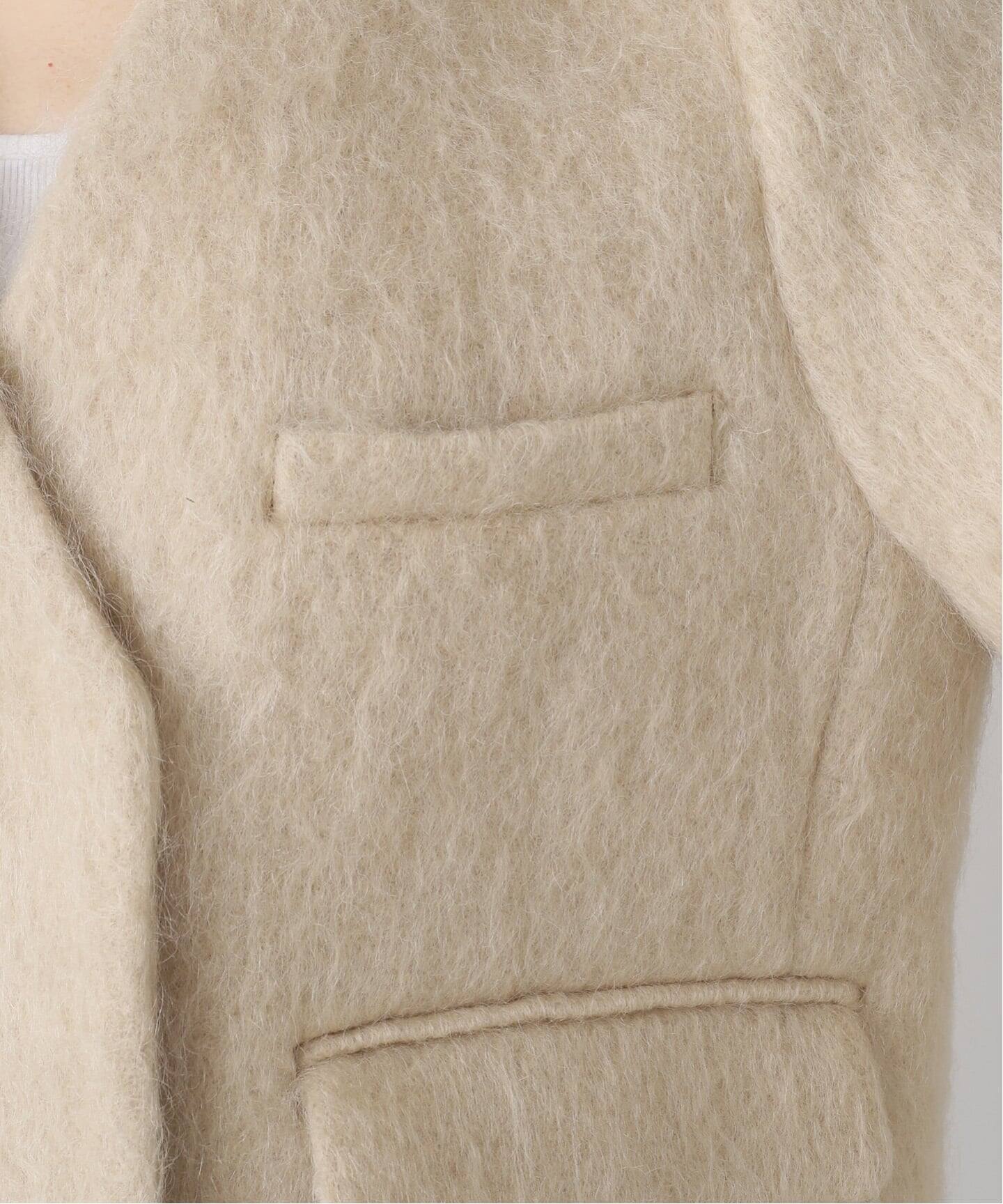 モヘヤMIXシャギー ショートコート（その他ブルゾン／アウター）｜IENA