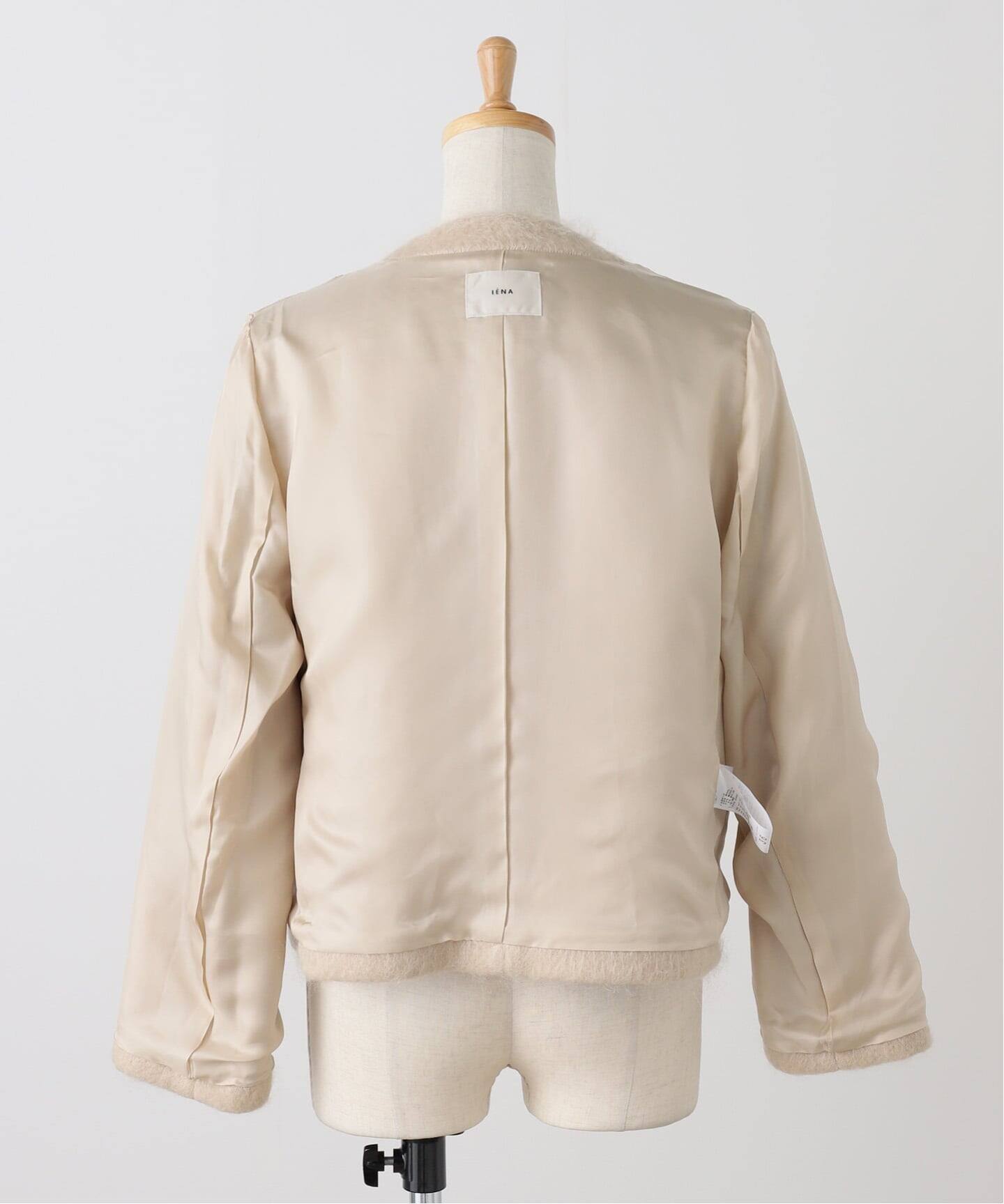 モヘヤMIXシャギー ショートコート（その他ブルゾン／アウター）｜IENA