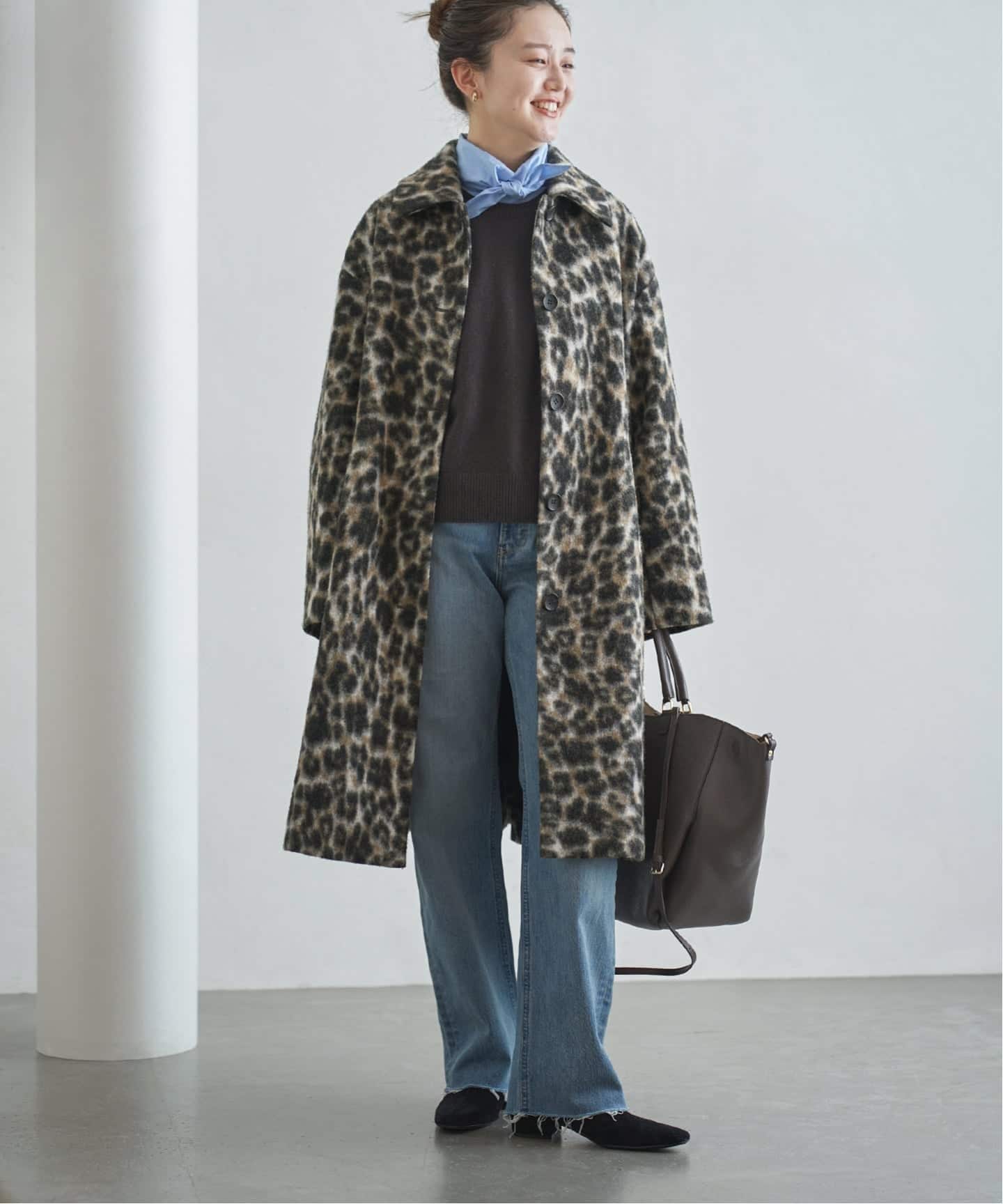 レオパードコート（ステンカラーコート）｜IENA（イエナ）の通販