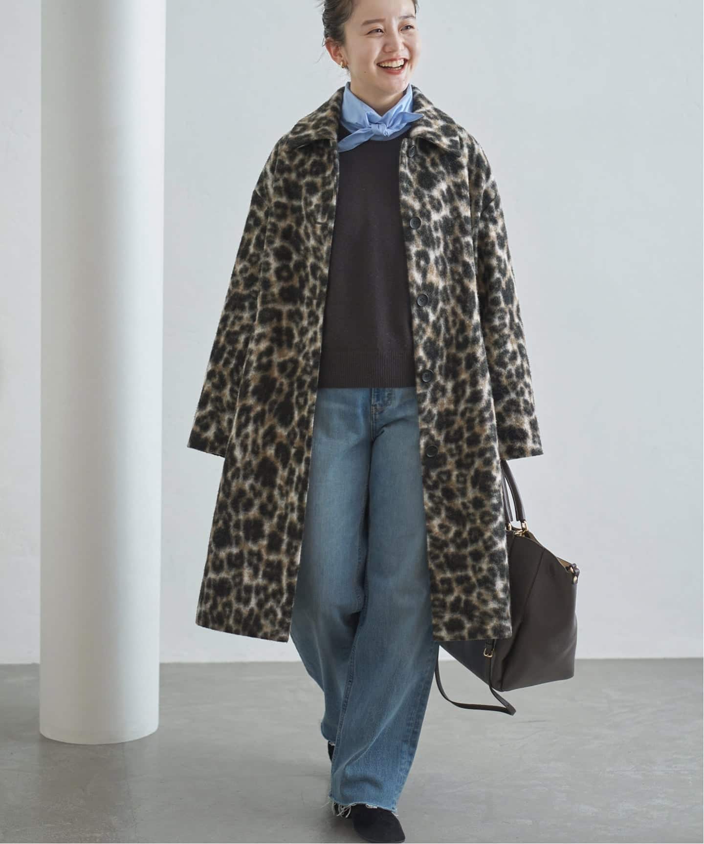 レオパードコート（ステンカラーコート）｜IENA（イエナ）の通販