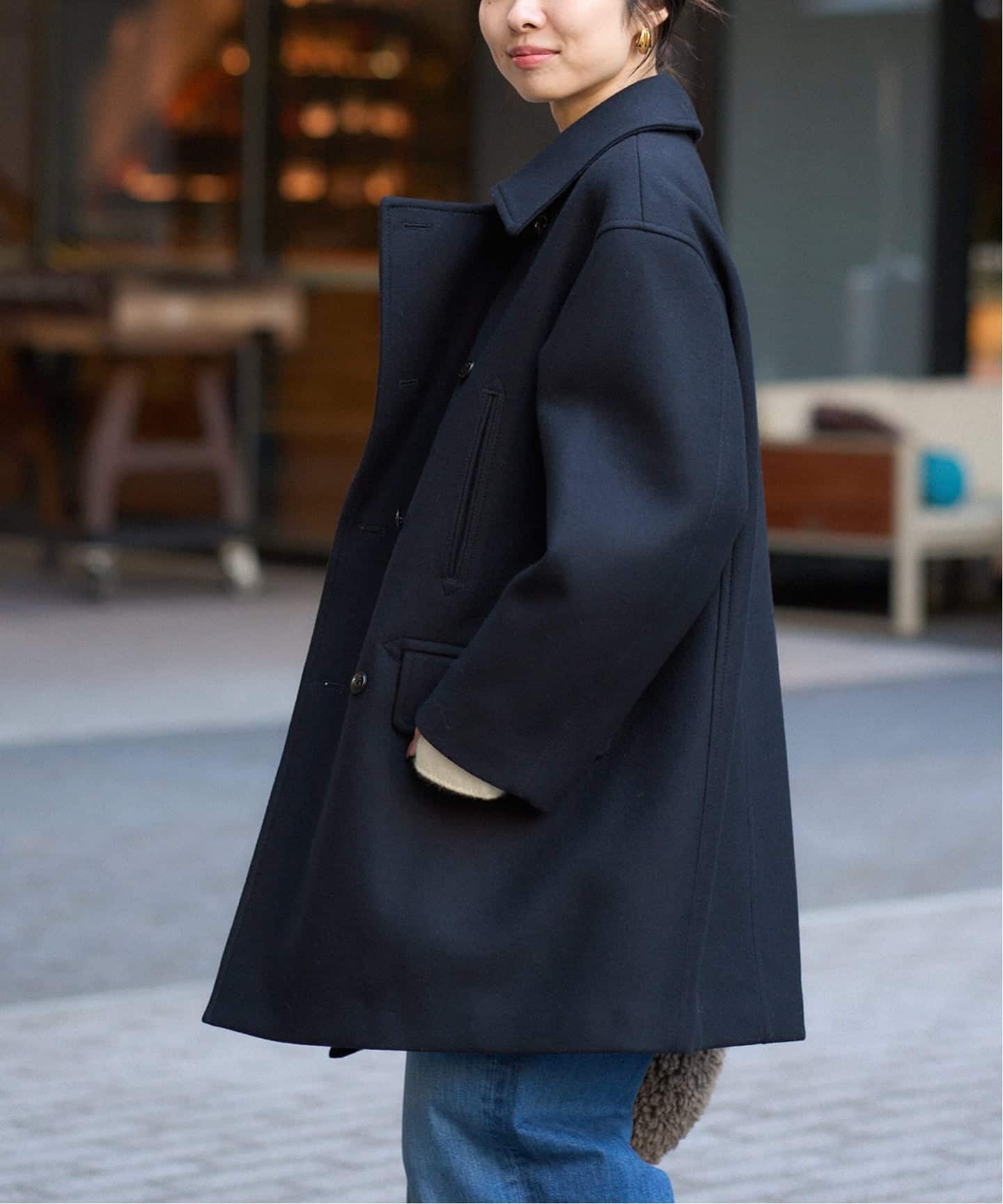 メルトンウール ピーコート（ピーコート）｜IENA（イエナ）の通販