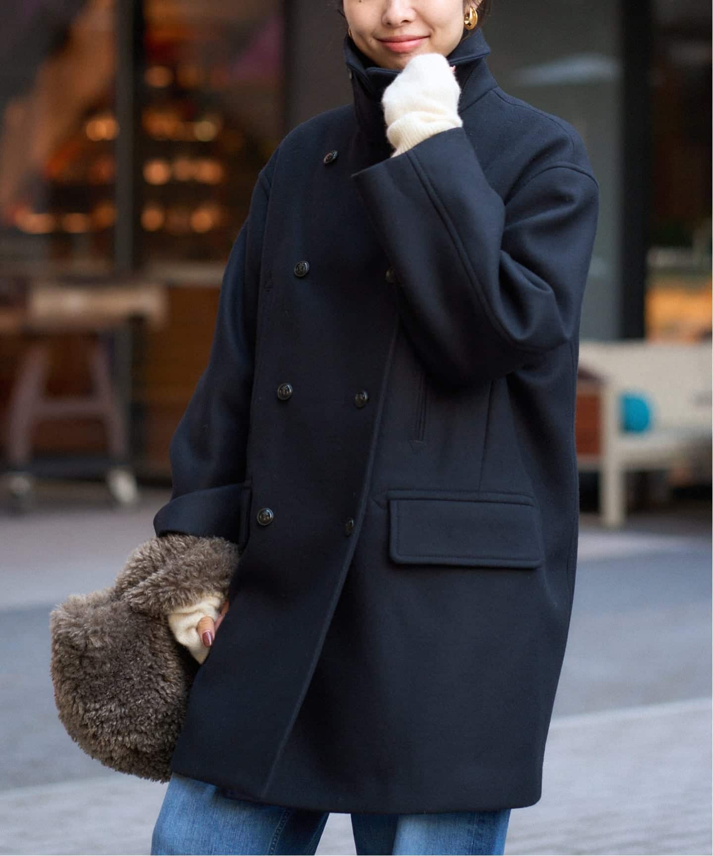 メルトンウール ピーコート（ピーコート）｜IENA（イエナ）の通販