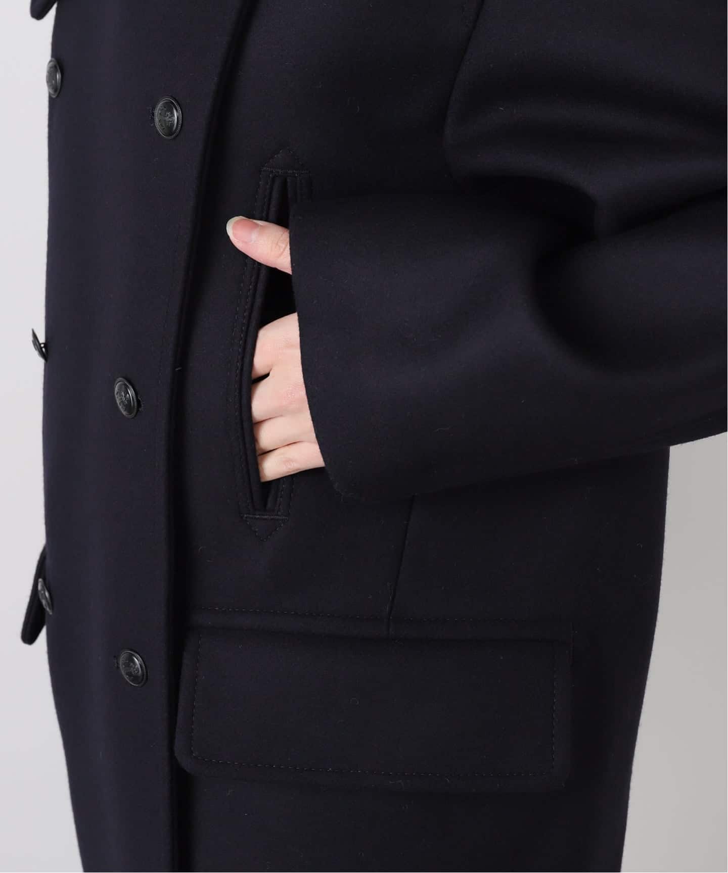 メルトンウール ピーコート（ピーコート）｜IENA（イエナ）の通販