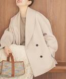 《追加予約》Super160 ショールカラーハーフコート