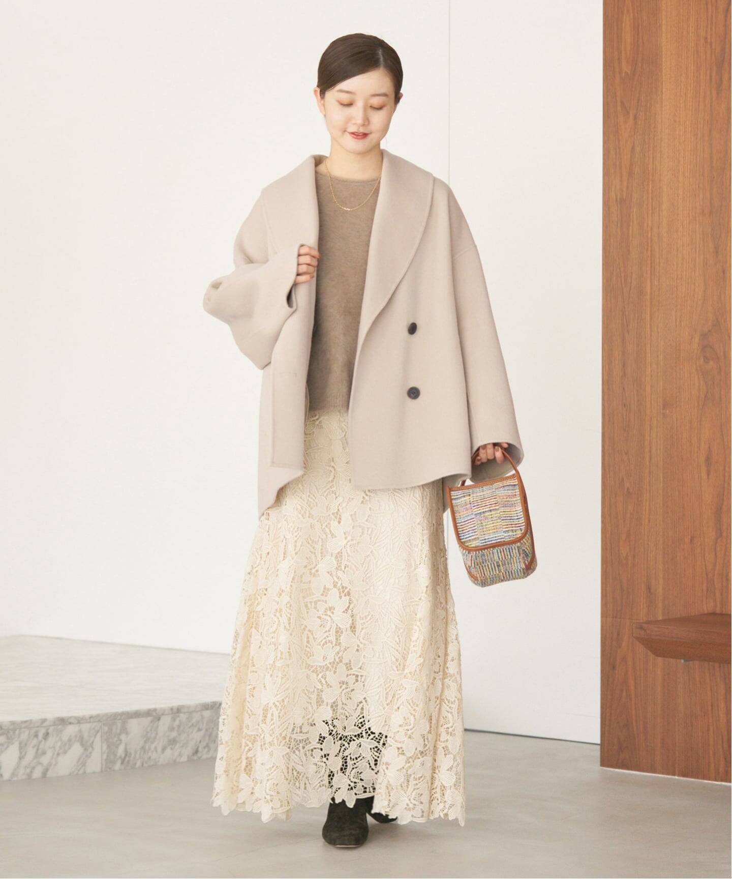 追加2》Super160 ショールカラーハーフコート（その他ブルゾン