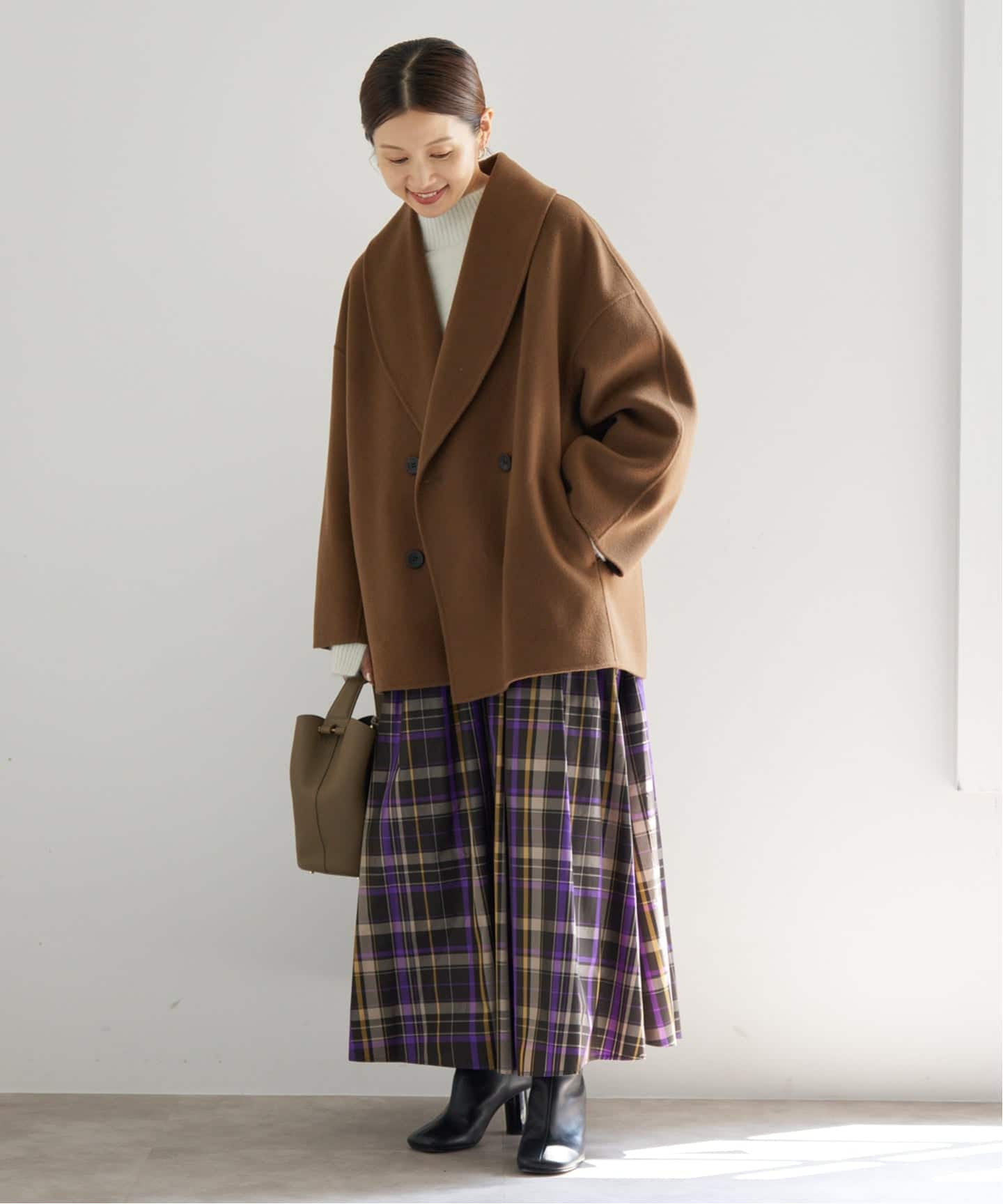 追加2》Super160 ショールカラーハーフコート（その他ブルゾン