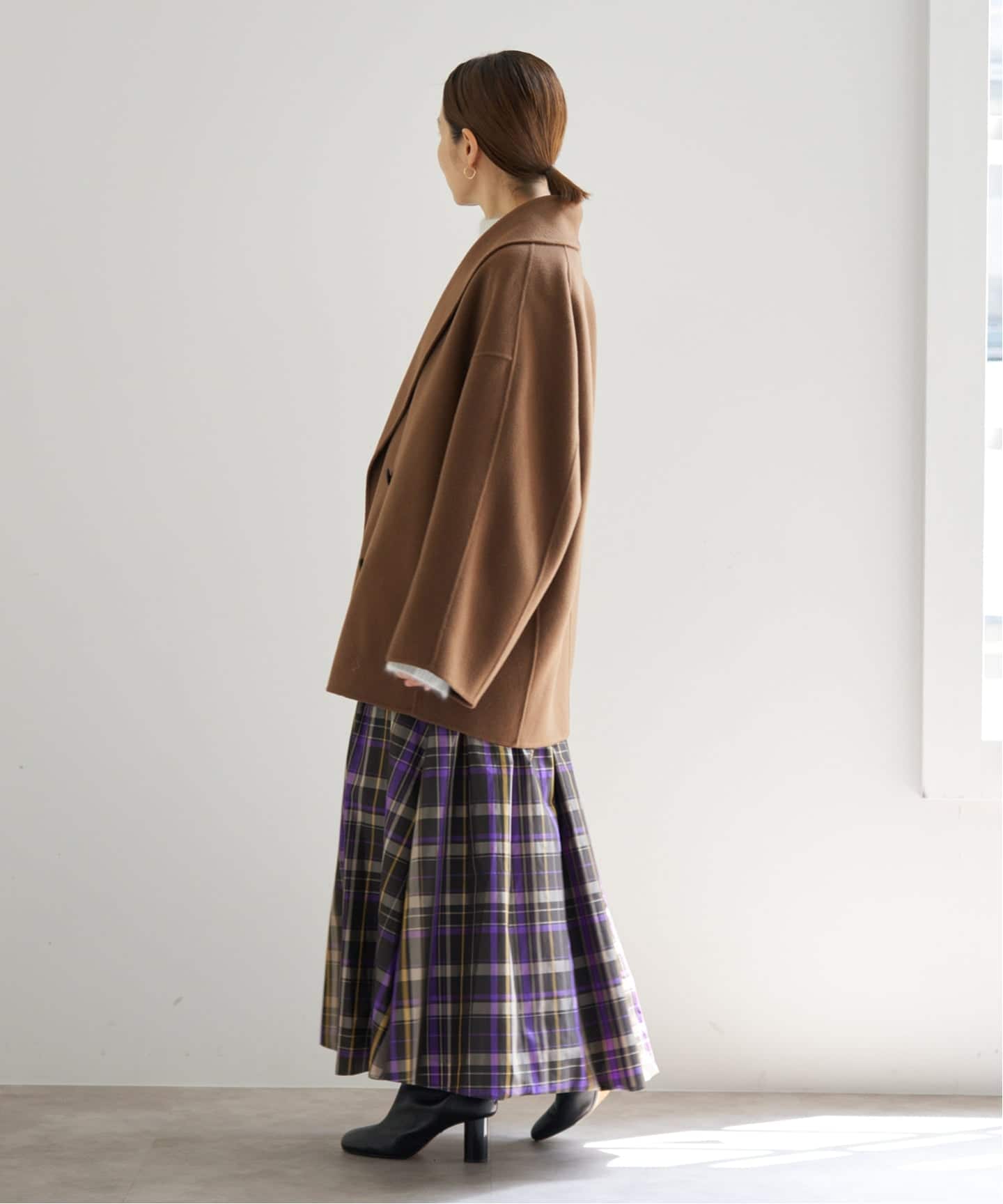 追加2》Super160 ショールカラーハーフコート（その他ブルゾン