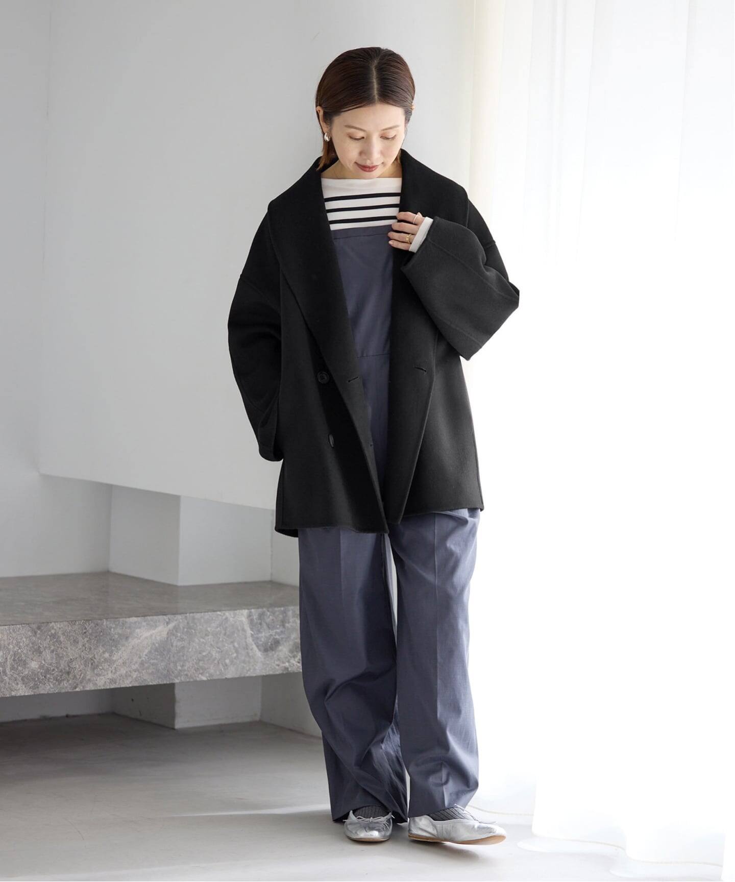 追加3》Super160 ショールカラーハーフコート（その他ブルゾン