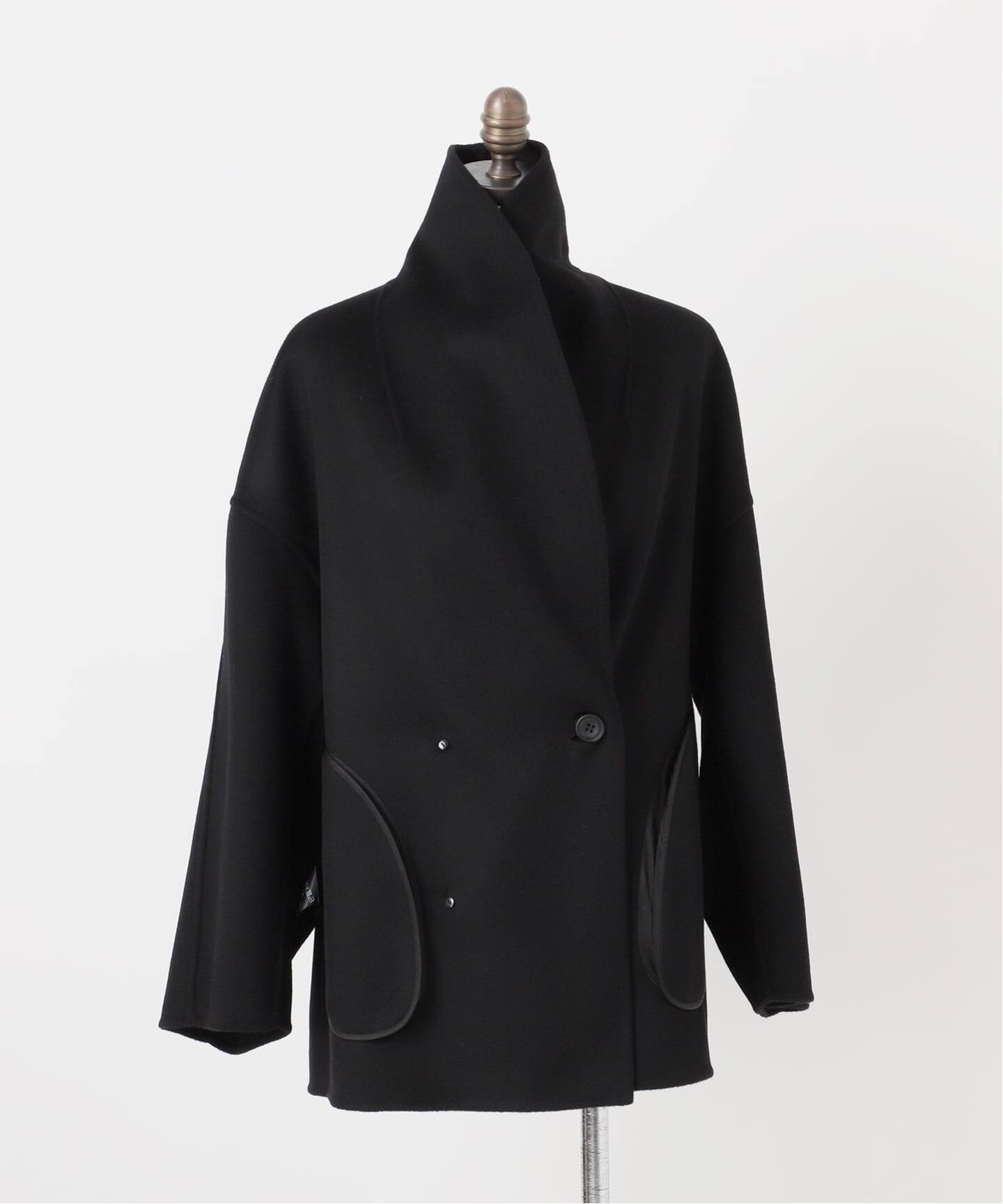 追加3》Super160 ショールカラーハーフコート（その他ブルゾン