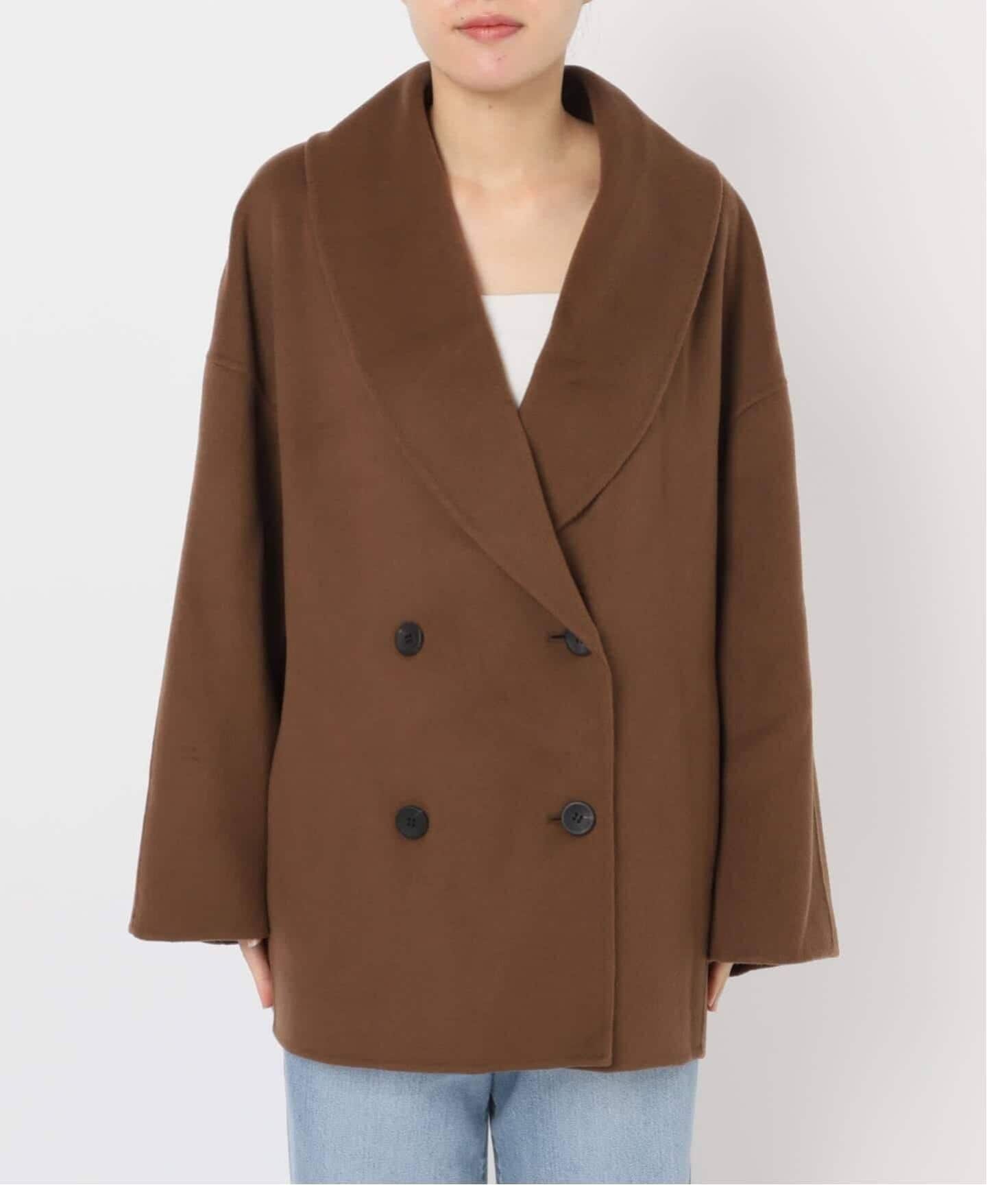 追加3》Super160 ショールカラーハーフコート（その他ブルゾン