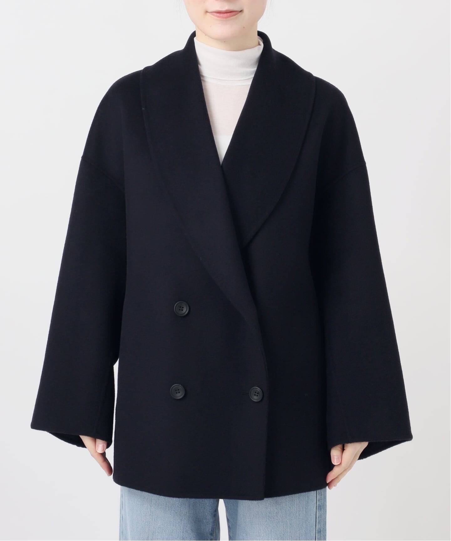 追加3》Super160 ショールカラーハーフコート（その他ブルゾン