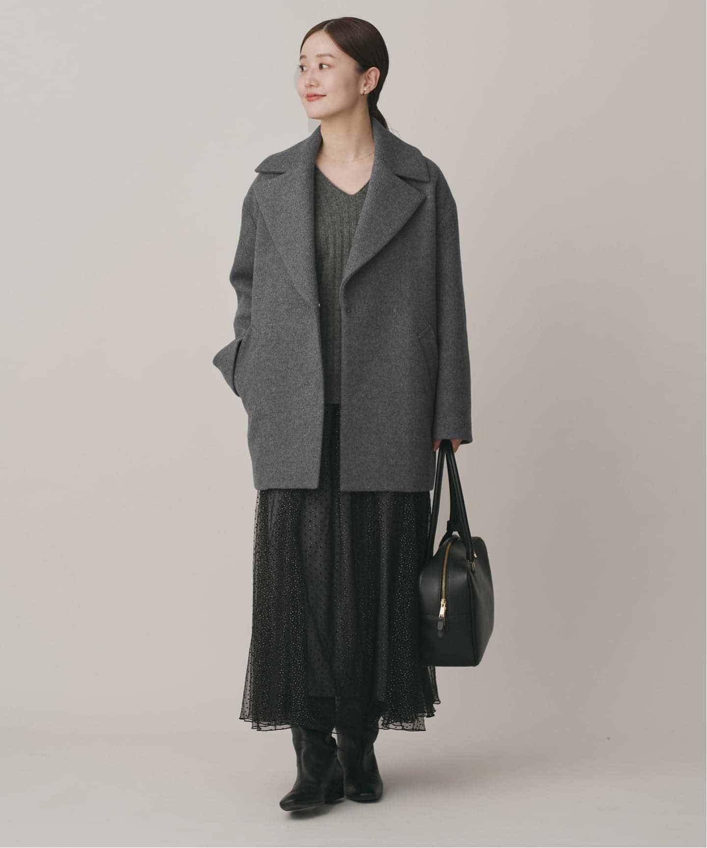 完全受注生産】SO MANTECOコクーンショートコート（その他