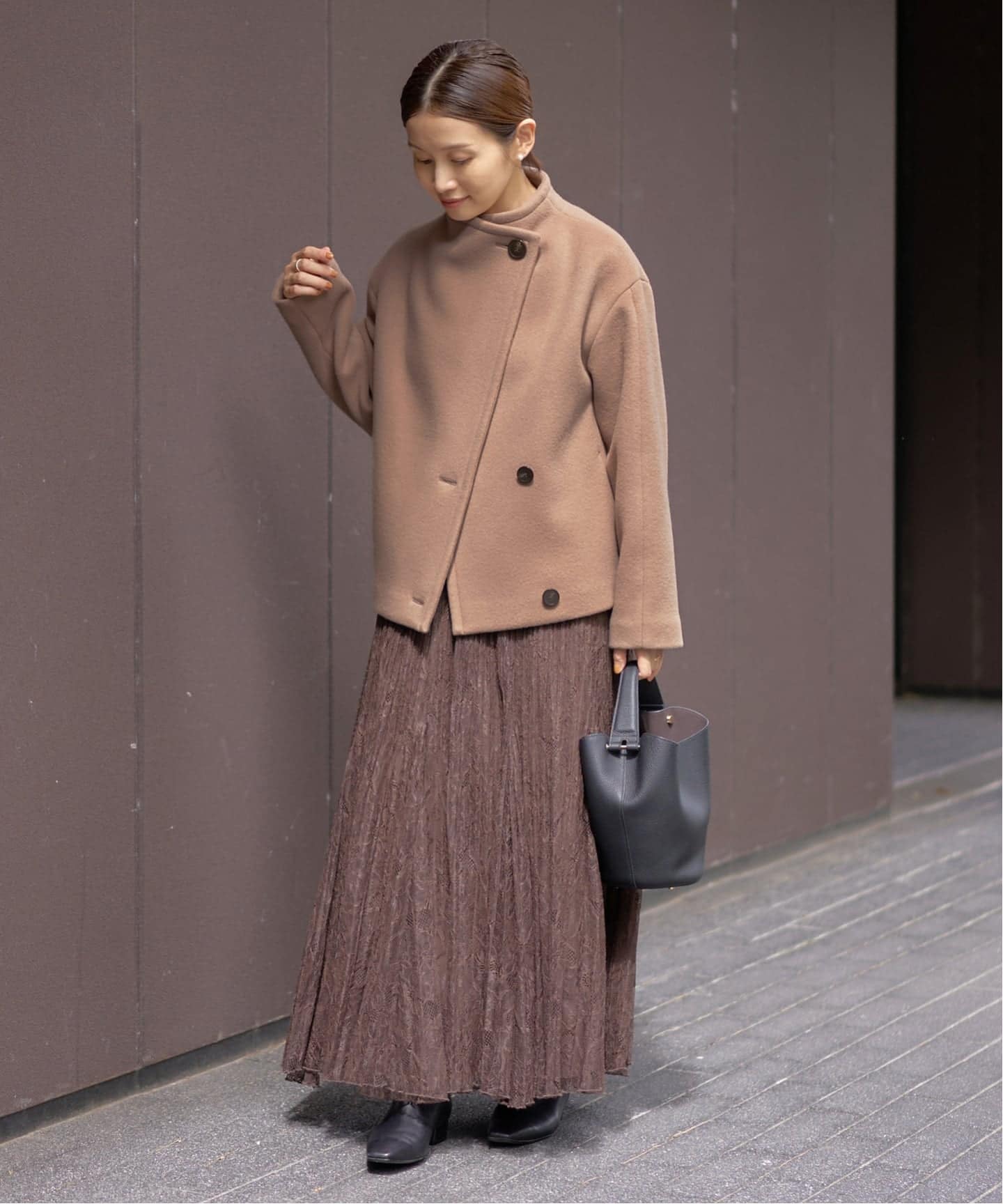 美品 イエナ スタンドカラーショートコート super140 ウール 2022 cc009-39478-02b.jpg?basethum=225