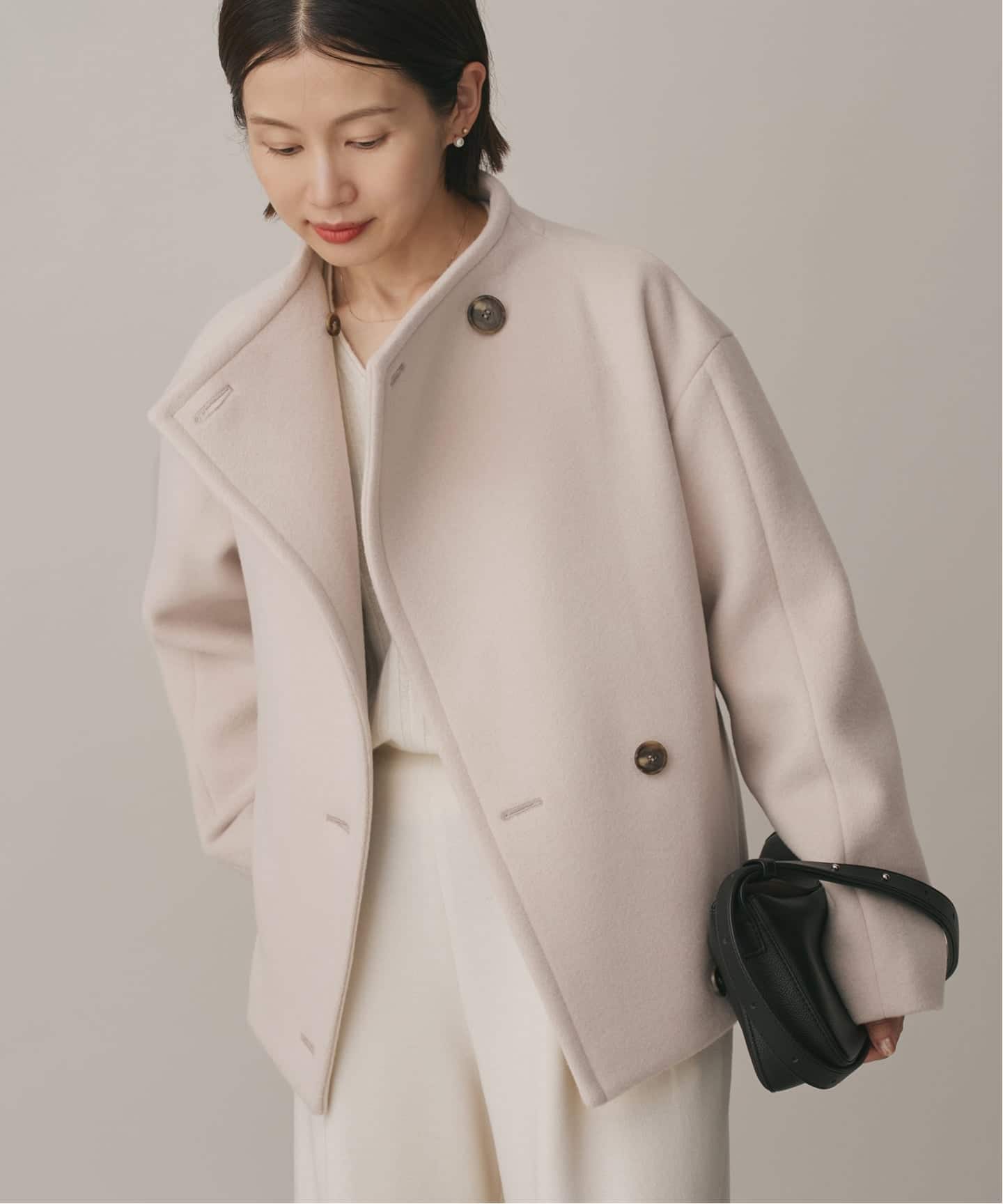 イエナ　コート　アウター IENA（イエナ）の「MANTECO PUREダブルフェイスショートコート