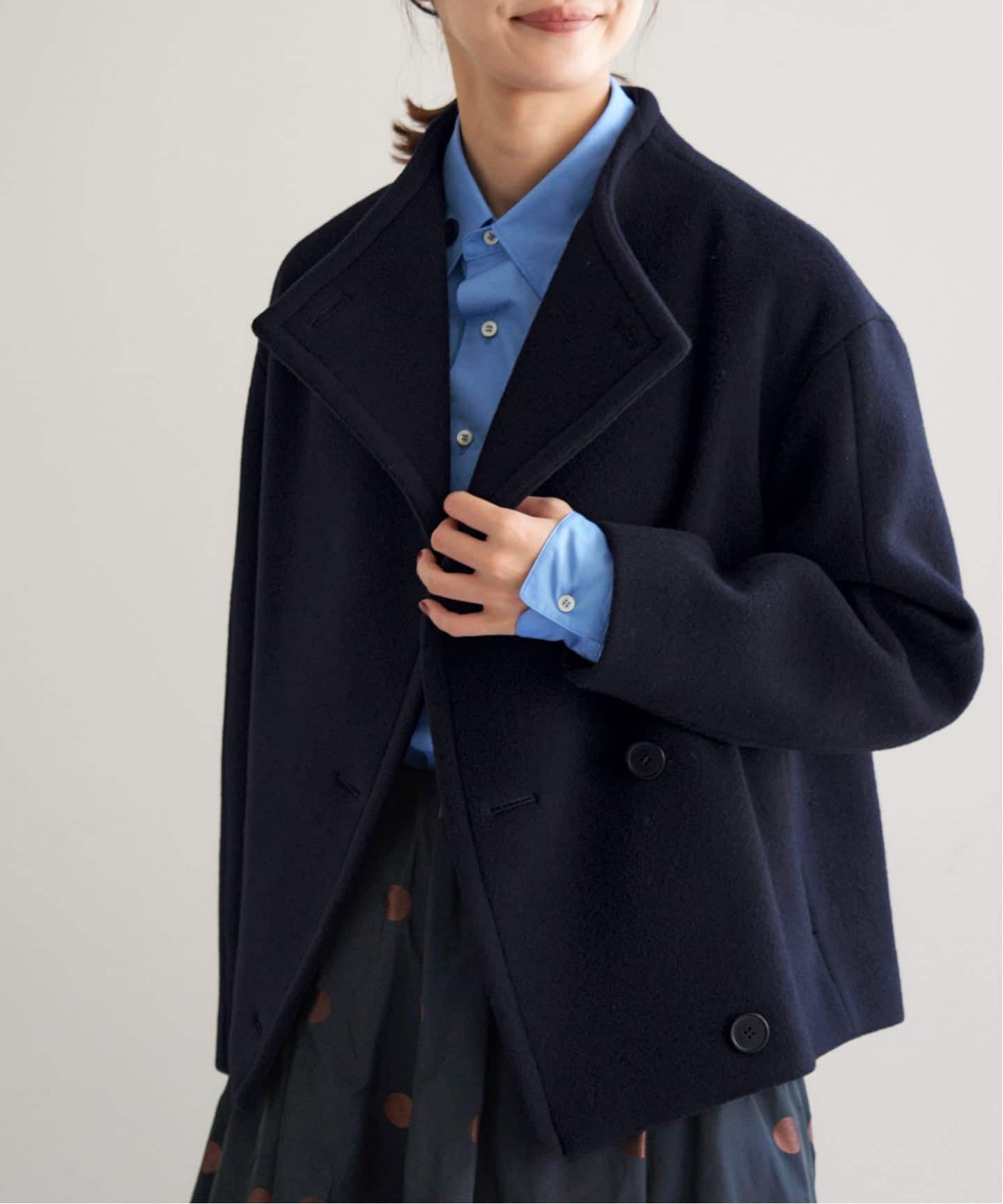 完全受注生産】《追加》SO スタンドカラーショートコート