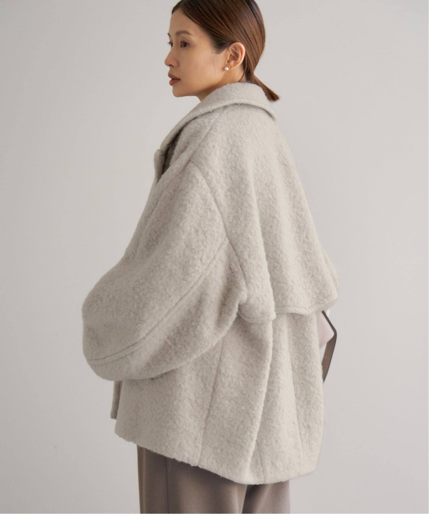 期間限定お値下げ　IENA ループインレイショートコート36 完全受注生産】《追加》SO ループインレイショートコート