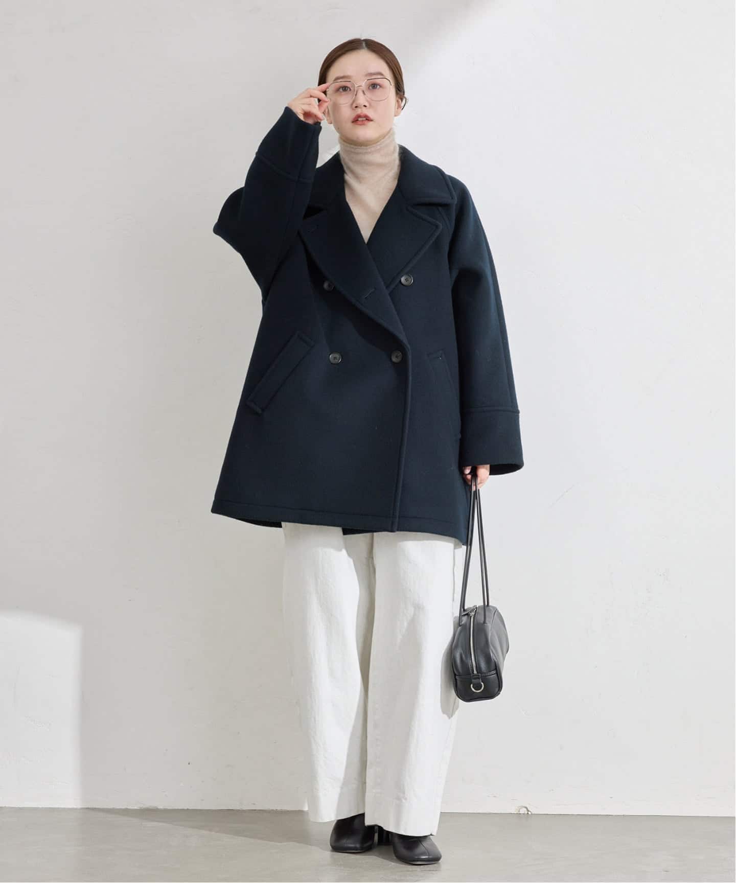 ダブルブレストハーフコート（その他ブルゾン／アウター）｜IENA