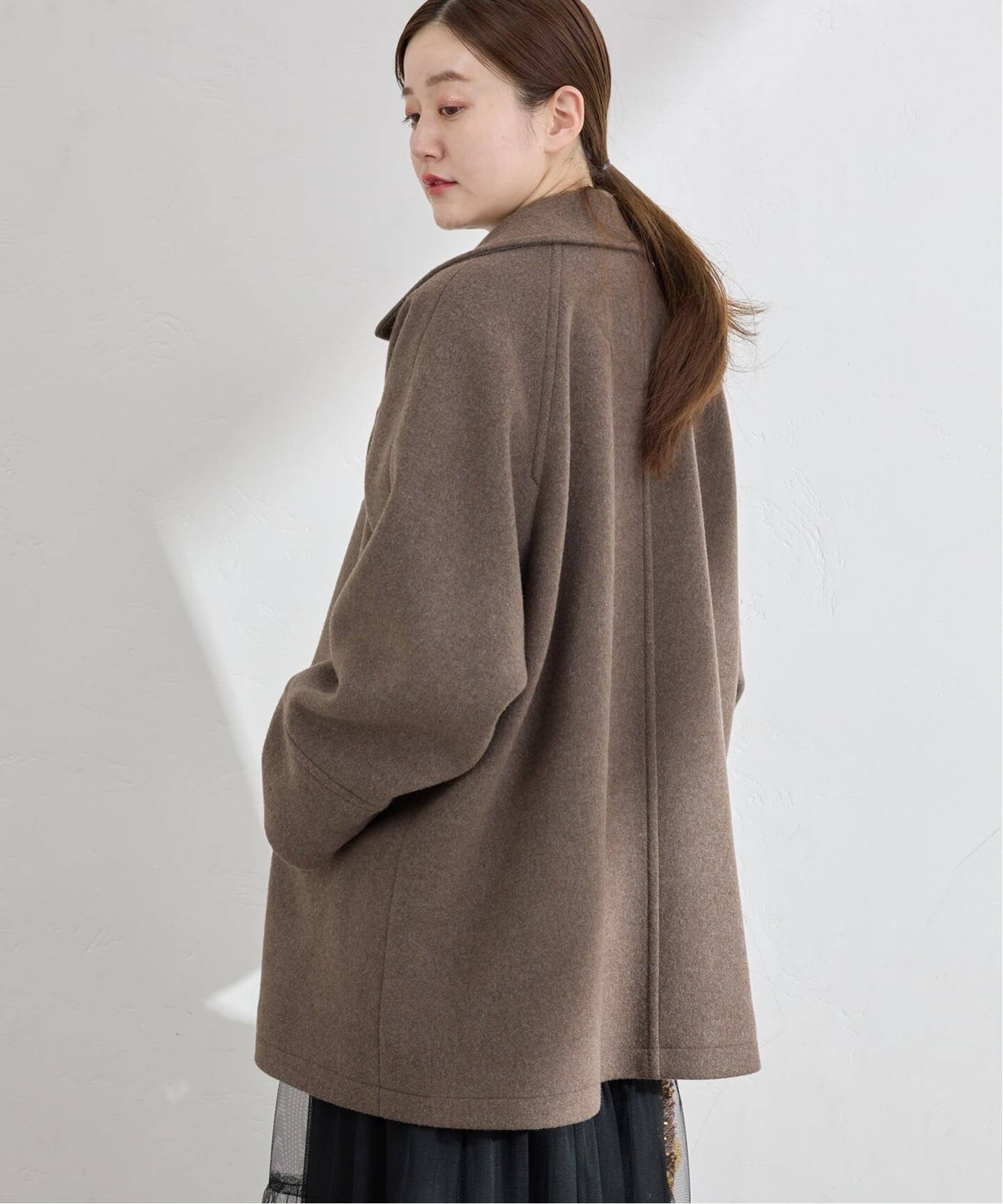 ダブルブレストハーフコート（その他ブルゾン／アウター）｜IENA