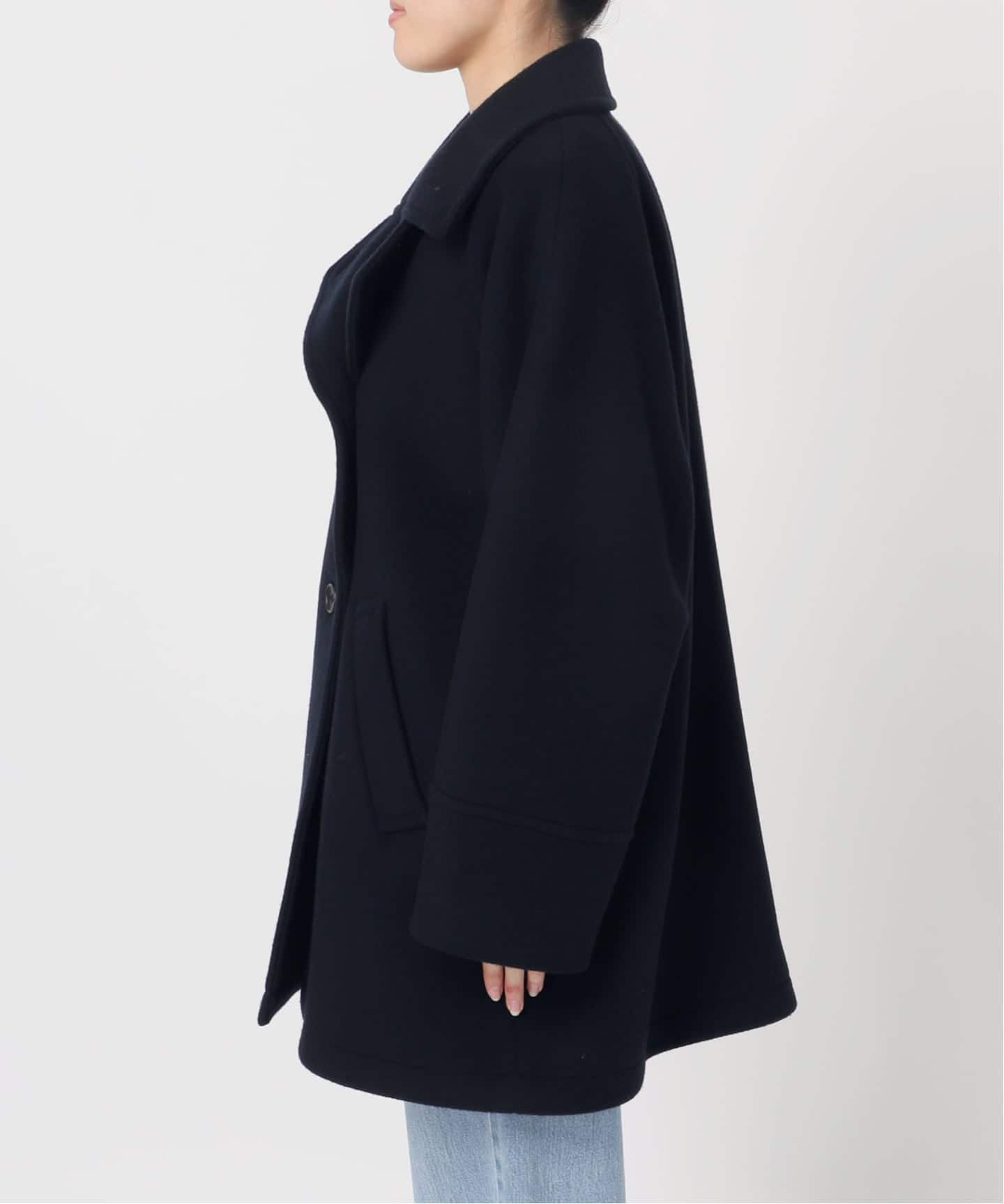 ダブルブレストハーフコート（その他ブルゾン／アウター）｜IENA