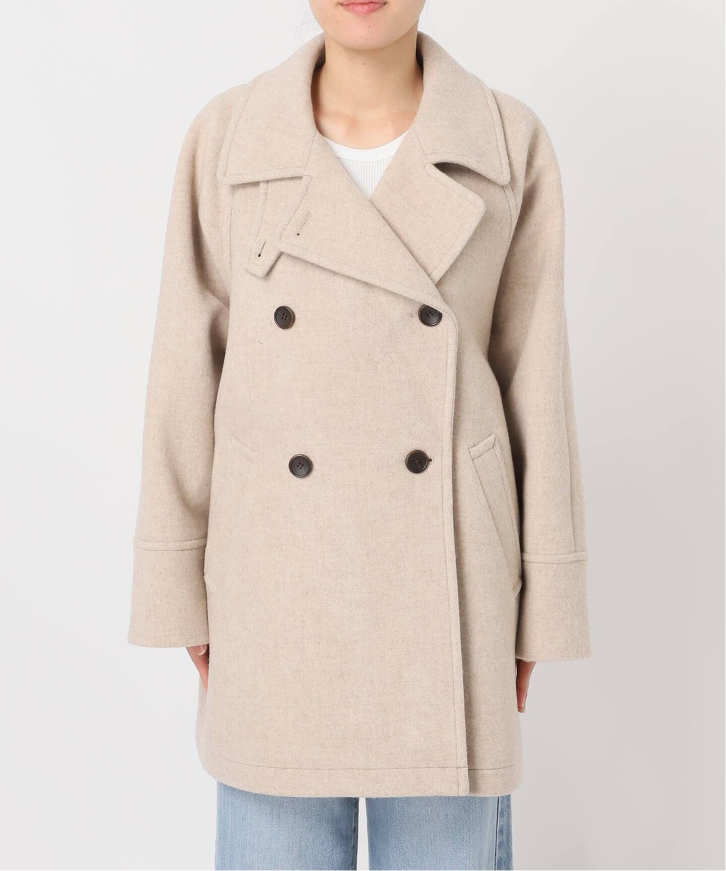 ✨専用◇【sweet掲載】ダブルブレストハーフコート NATURAL BEAUTY BASIC（ナチュラルビューティーベーシック）の