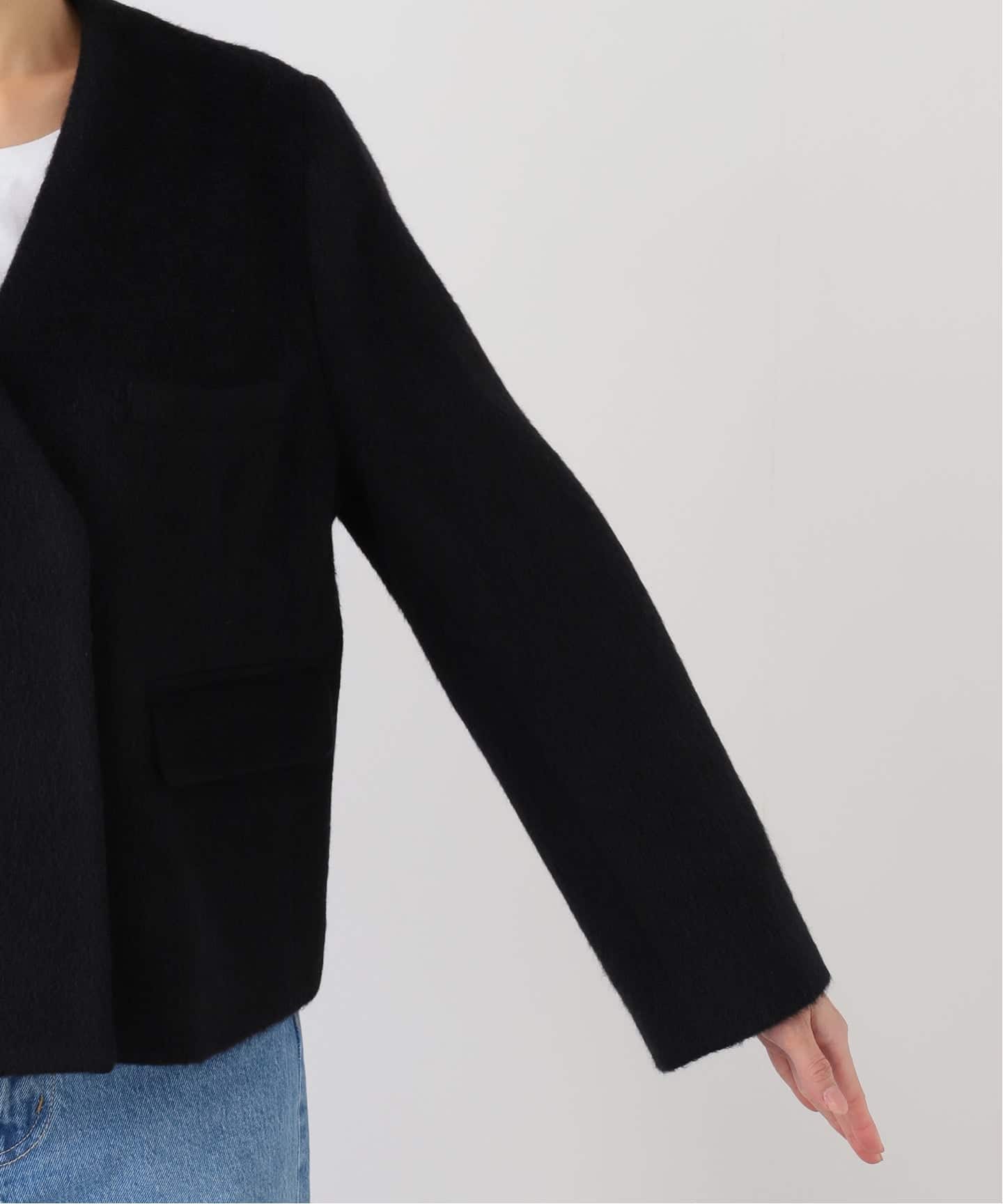 モヘヤ混シャギーショートコート（その他ブルゾン／アウター）｜IENA