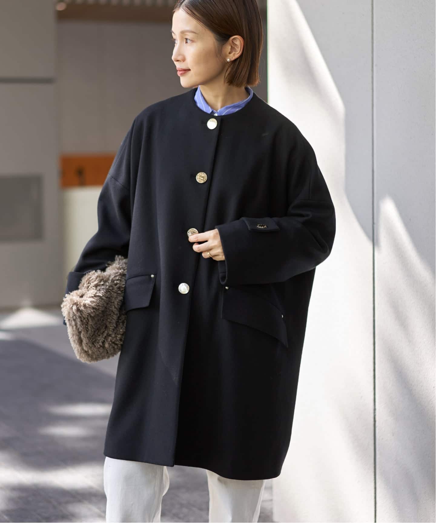 専用マッキントッシュ　イエナ別注　ネイビーコート8 イエナ IENA MACKINTOSH/マッキントッシュ 別注 HUMBIE