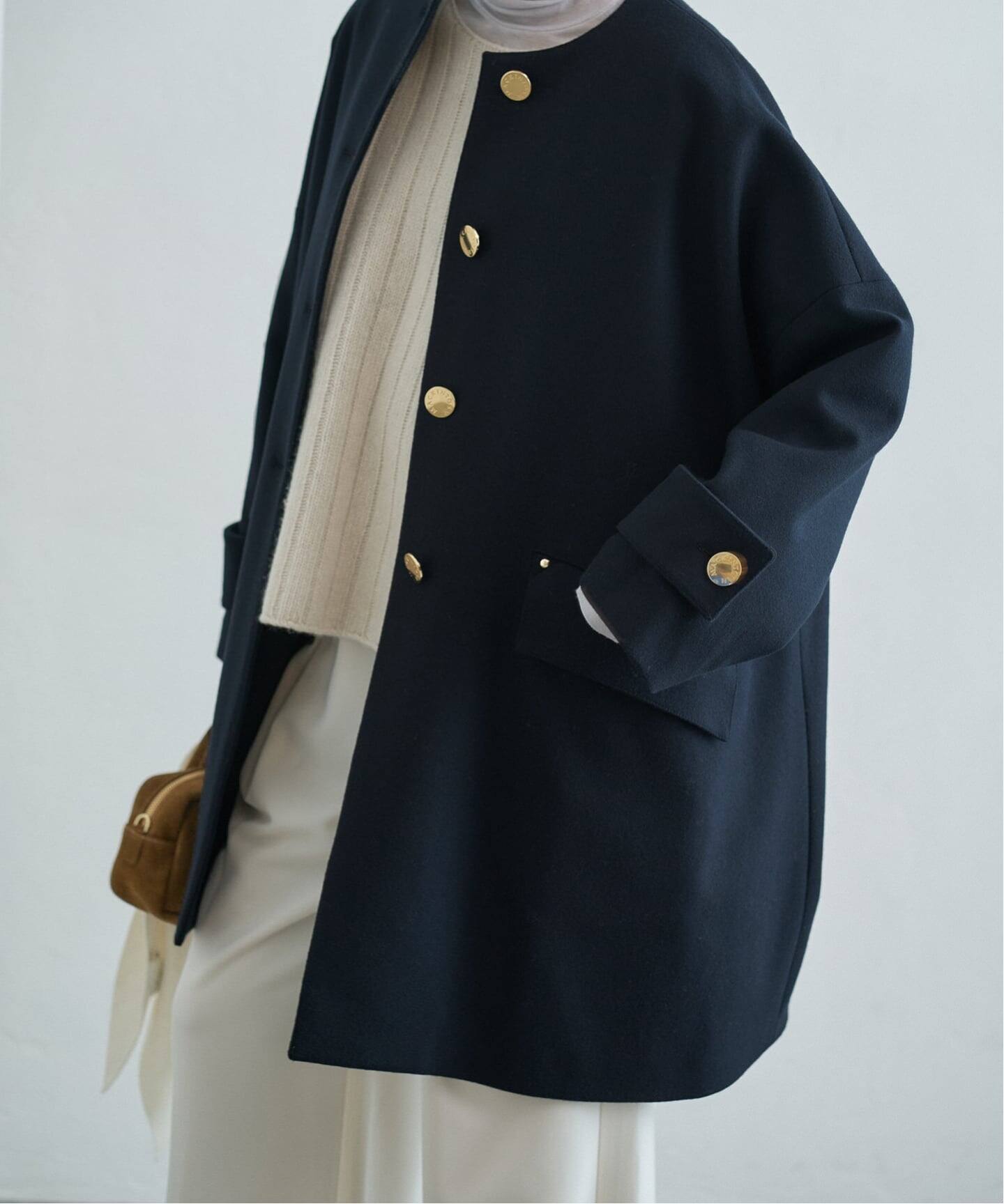 MACKINTOSH マッキントッシュ IENA 別注　HUMBIE ネイビー MACKINTOSH/マッキントッシュ 別注 HUMBIE NC MB EX コート